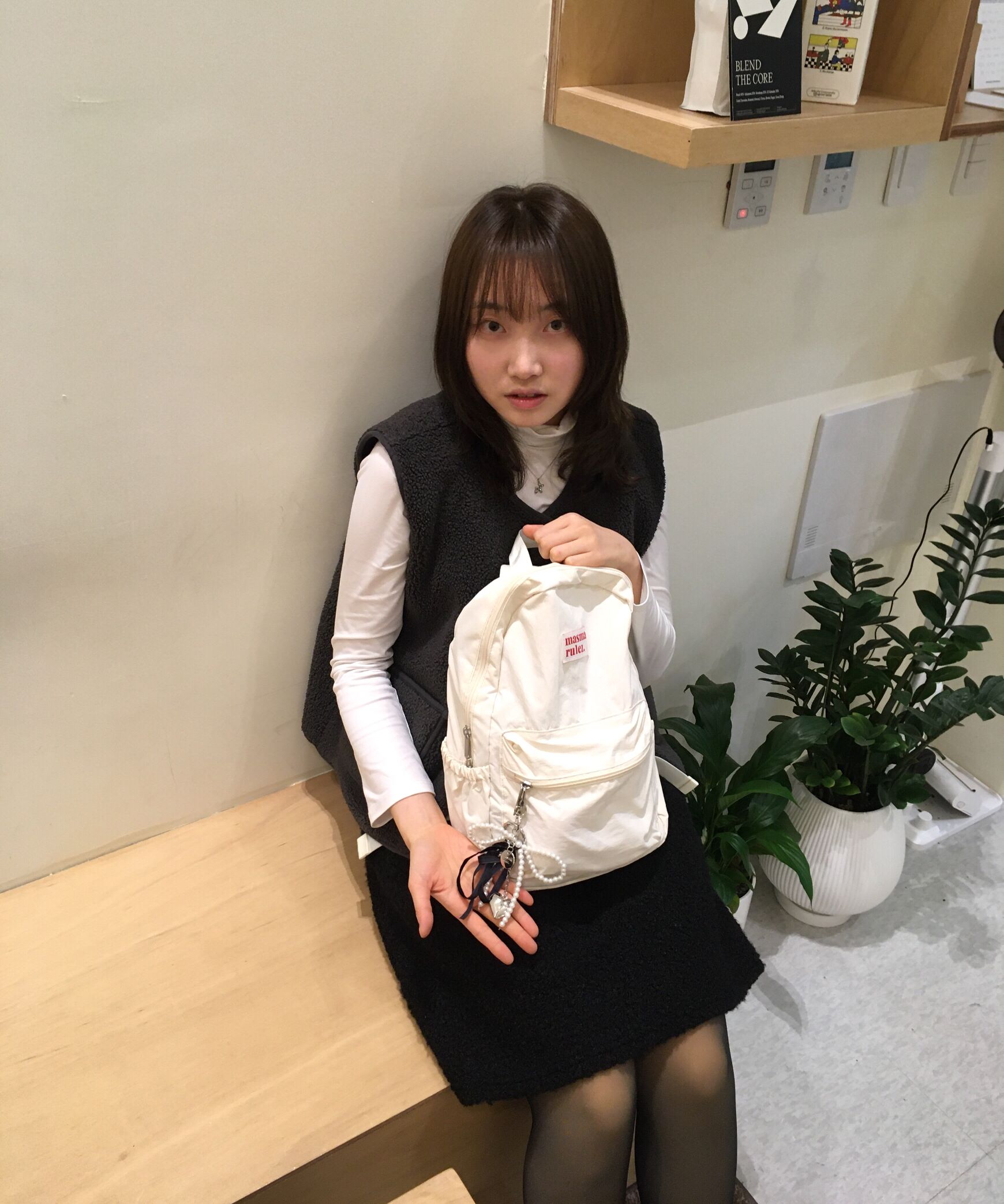 ◆masmarulez◆ Daily backpack Burgundy 5008846932 Daily backpack _ Black : Masmarulez [마스마룰즈]