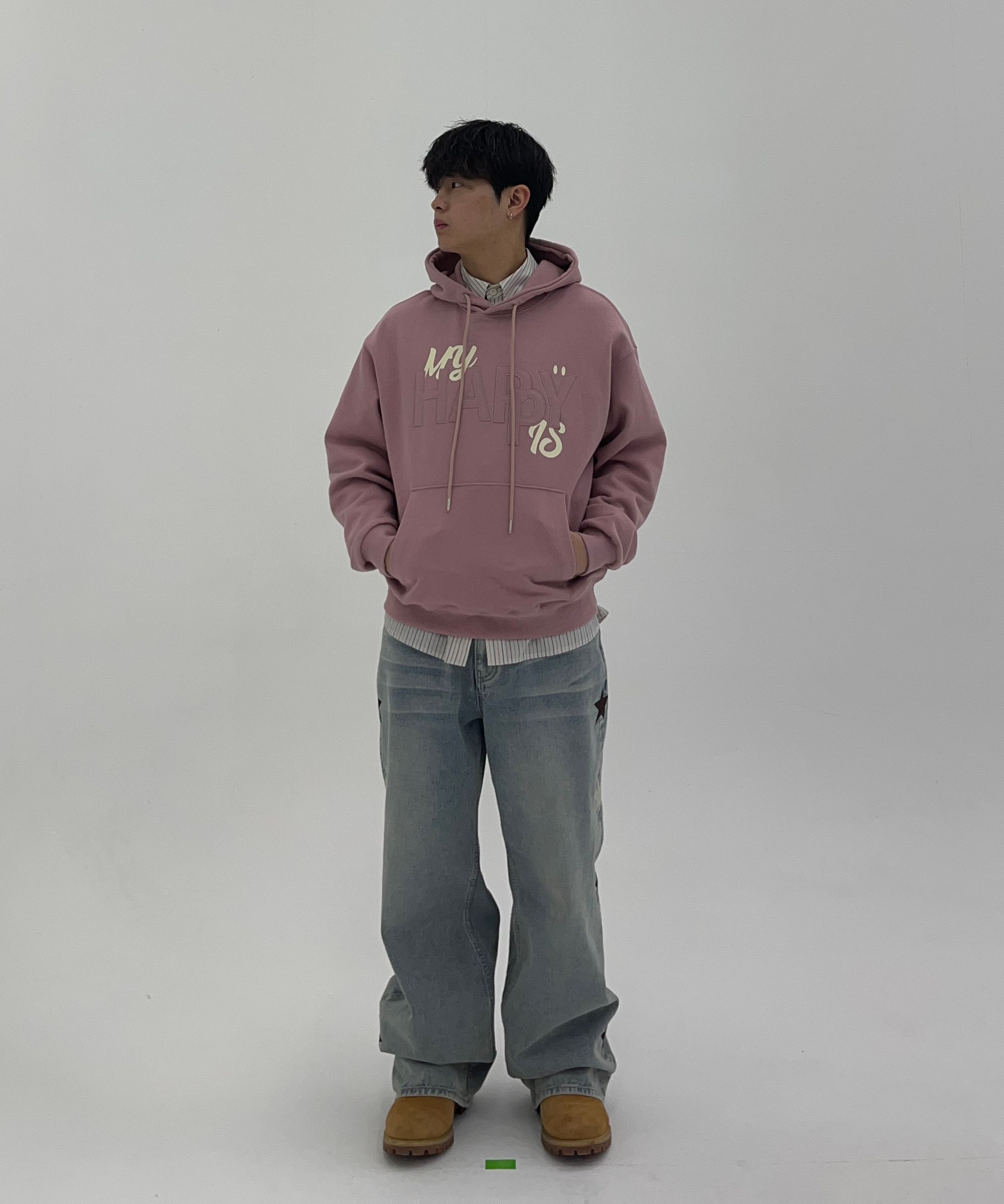 ★Wai Kei★ Star Denim Pants Yellow Washed Light Blue YKBE01 MUSINSA | WAI KEI Star Applique Denim Pants Yellow Washed