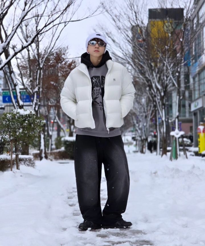 ★SUPERSUB★ Youth Go Snap Button Hoodie Baby Blue WEG MUSINSA | SUPERSUB Youth Go Snap Button Hoodie - Dark Gray