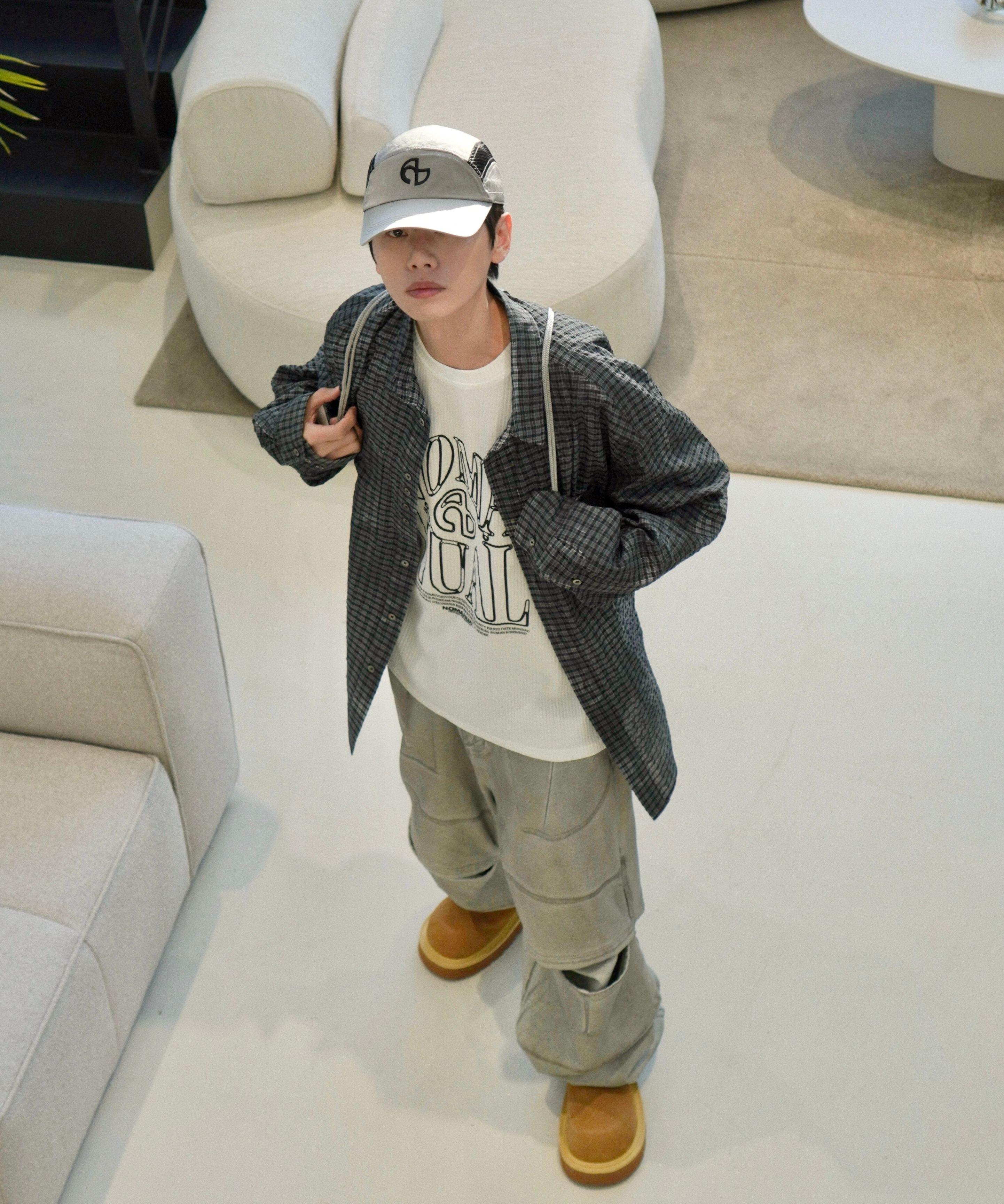 キャップ NOMANUAL MESH NYLON BALL CAP 4FK224 MESH NYLON BALL CAP - BLACK - nomanual