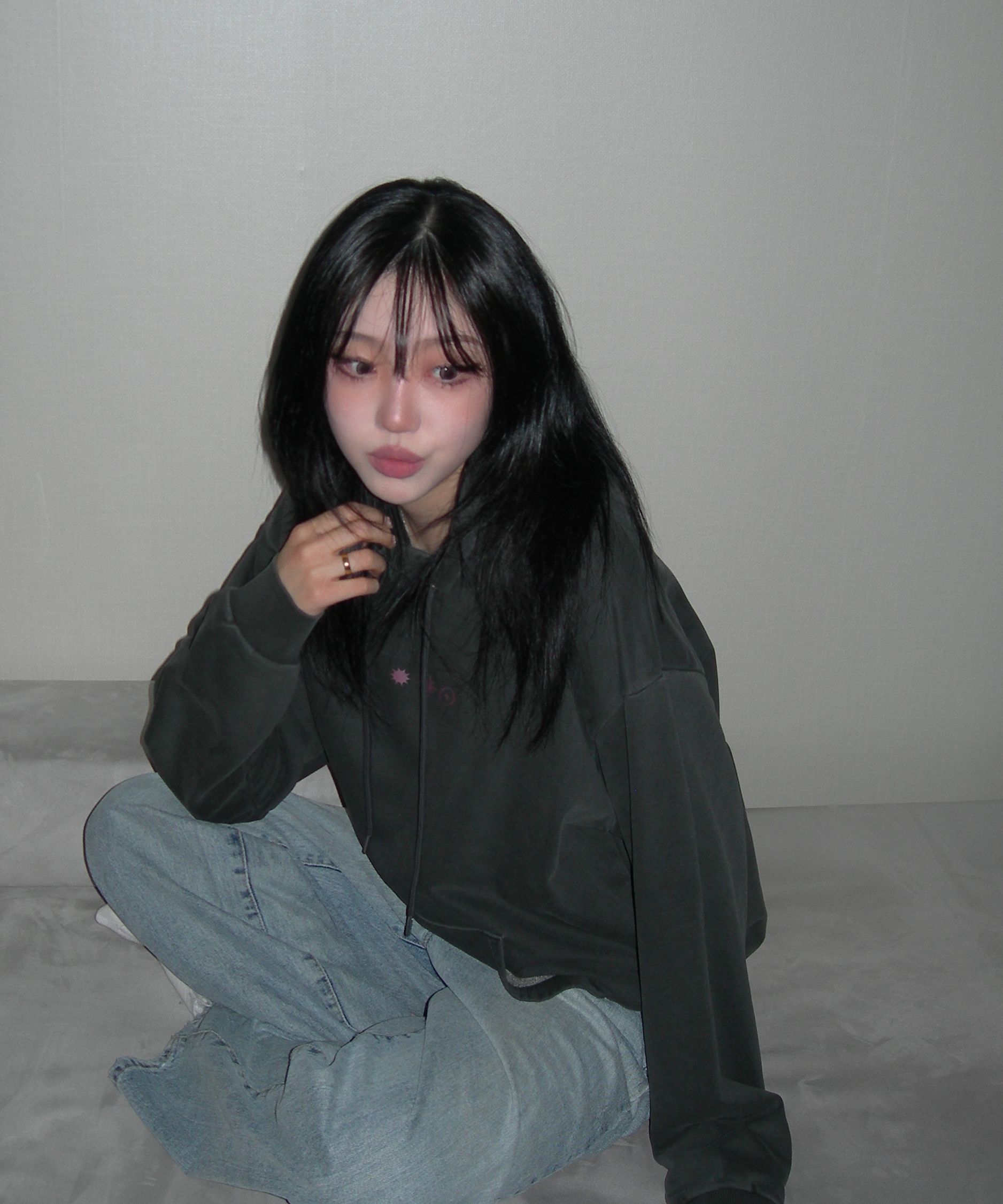 MUSINSA公式 | VENHIT Focus Pigment Hoodie