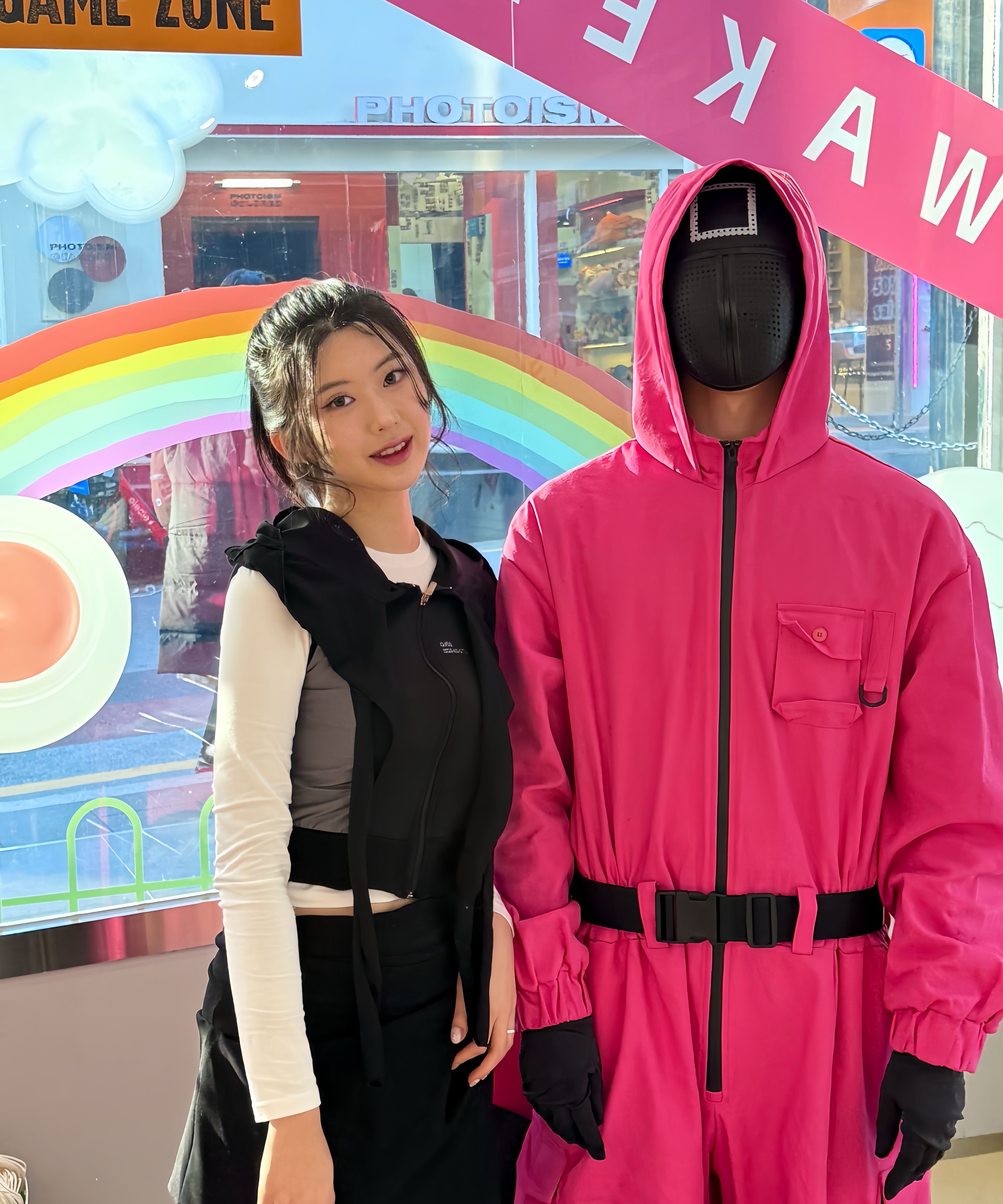 OJOS (オホス ) - Muffler Boxer Hoodie Zip-up / Off White