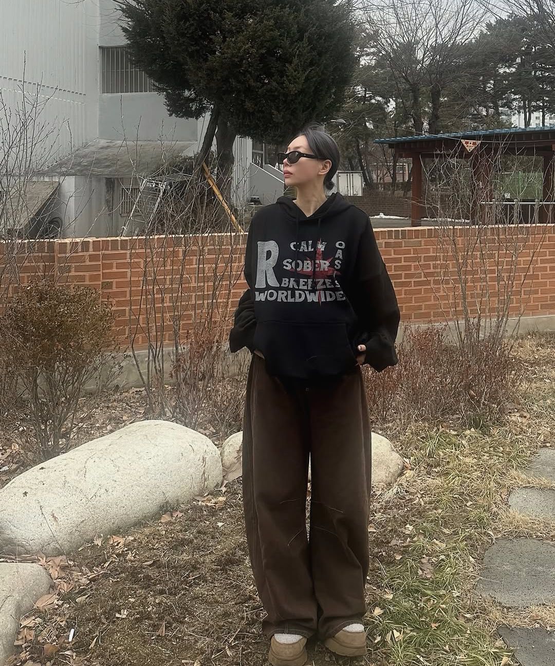 MUSINSA | BADBLOOD Noah Barrel Denim Jeans - Tobacco