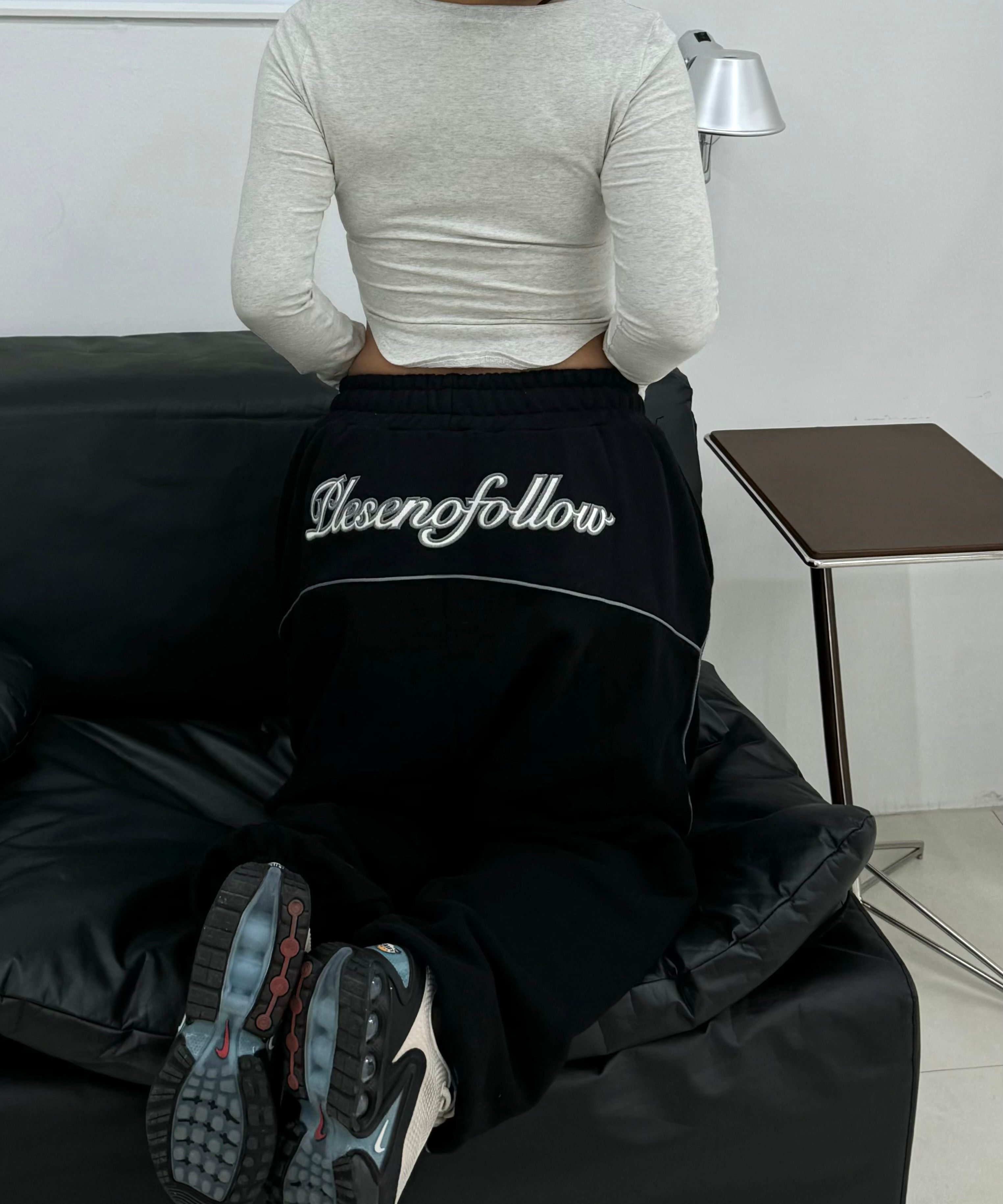 ☆Pleasenofollow☆ Kozi Heavyweightt Back Logo jogger Blue G Premium Jogger Pants | ZuniSportswear