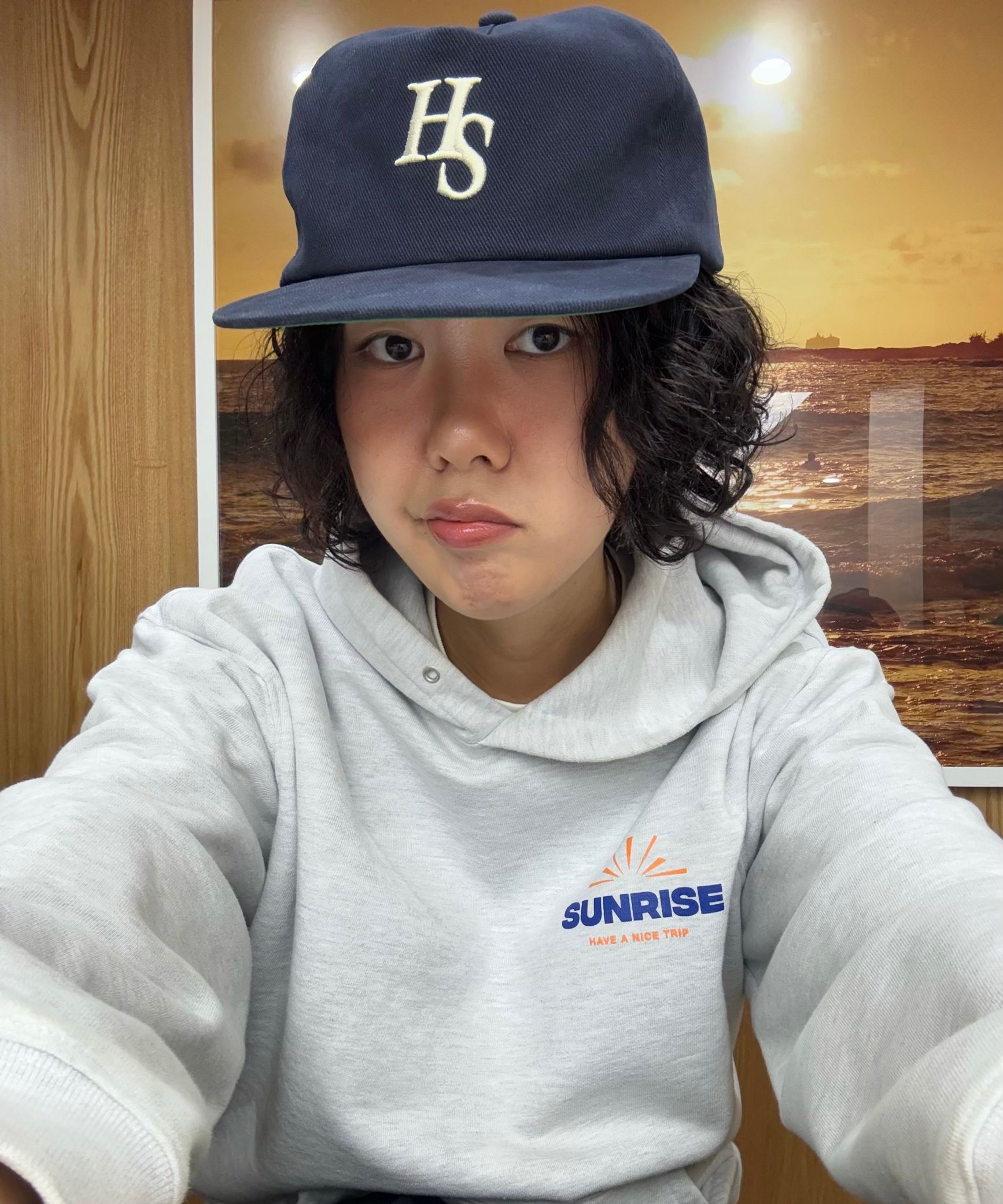 キャップ Hello Sunrise HS Logo Relaxed Fit 5panel CapNavy HS44CA905NV キャップ Hello Sunrise HS Logo Relaxed Fit 5panel CapNavy
