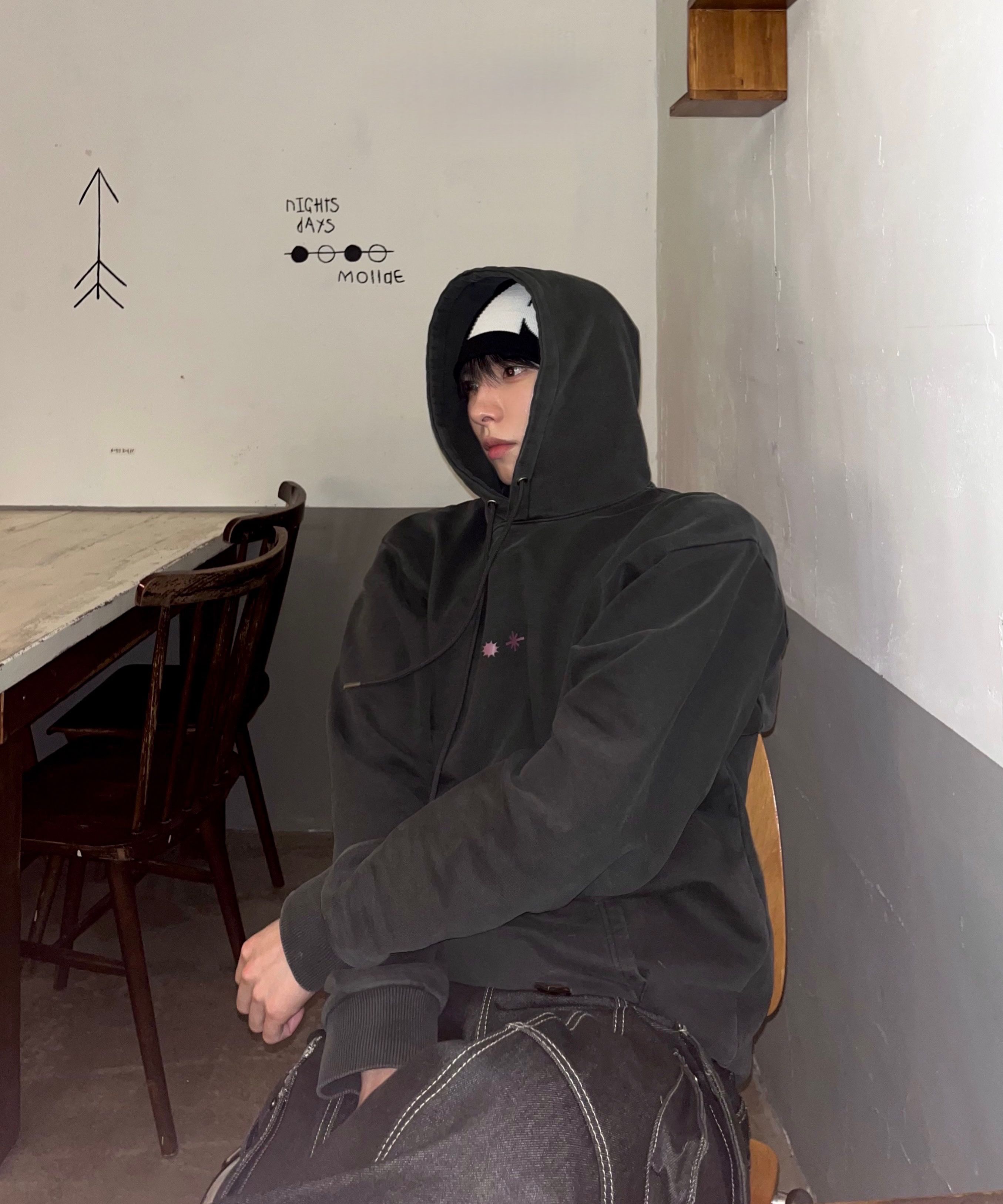 VENHIT ♥ Focus Pigment Hoodie /追跡付 VENHIT ♥ Focus Pigment Hoodie /追跡付 (VENHIT/パーカー