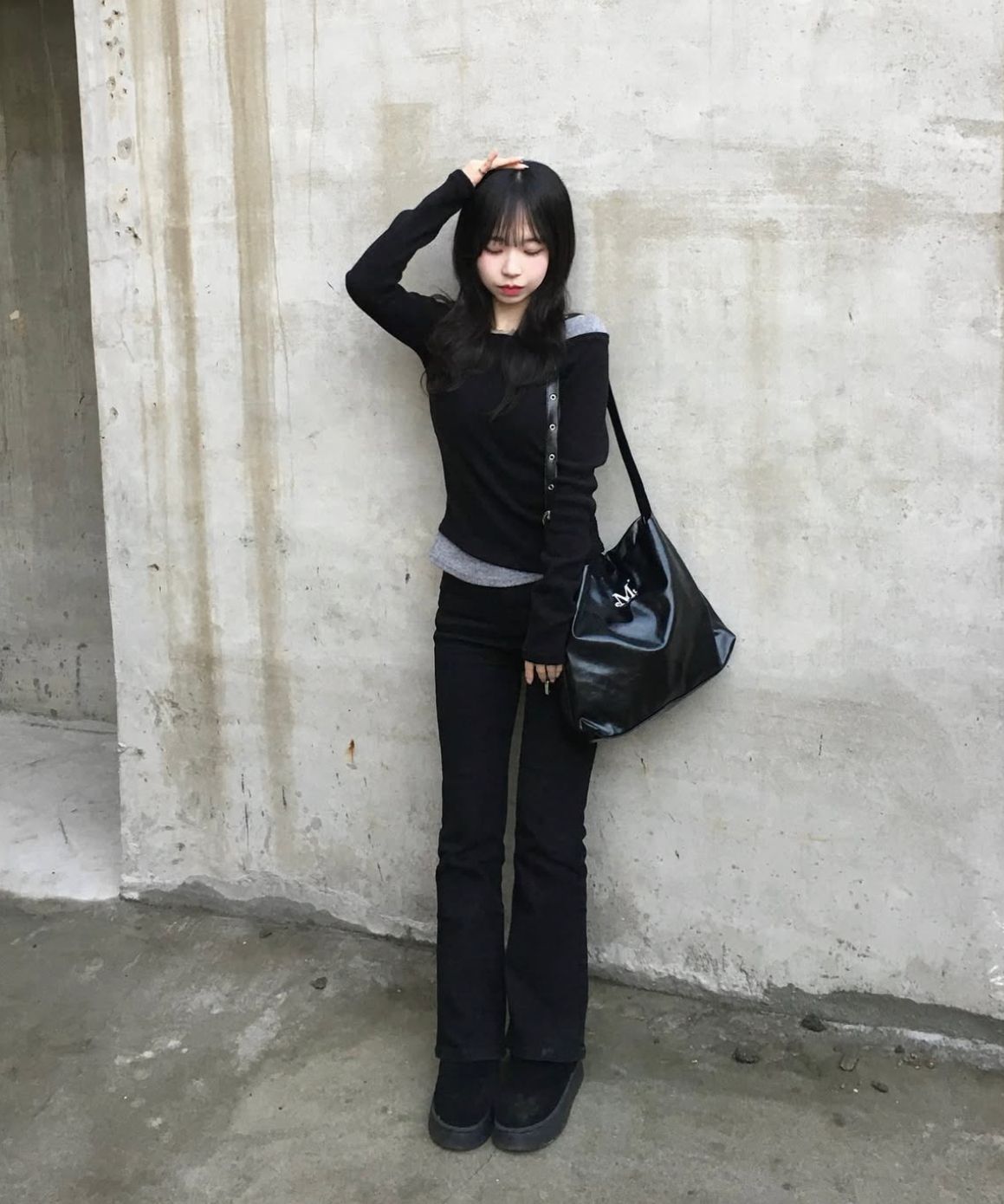 MUSINSA公式 | MUCENT Western Crackle Wrinkle Leather