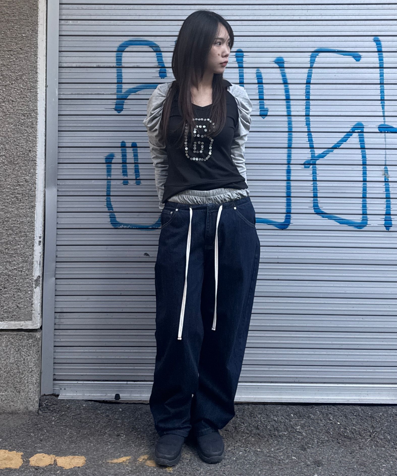 MUSINSA | SCULPTOR Good Girl Collar Tee Butter