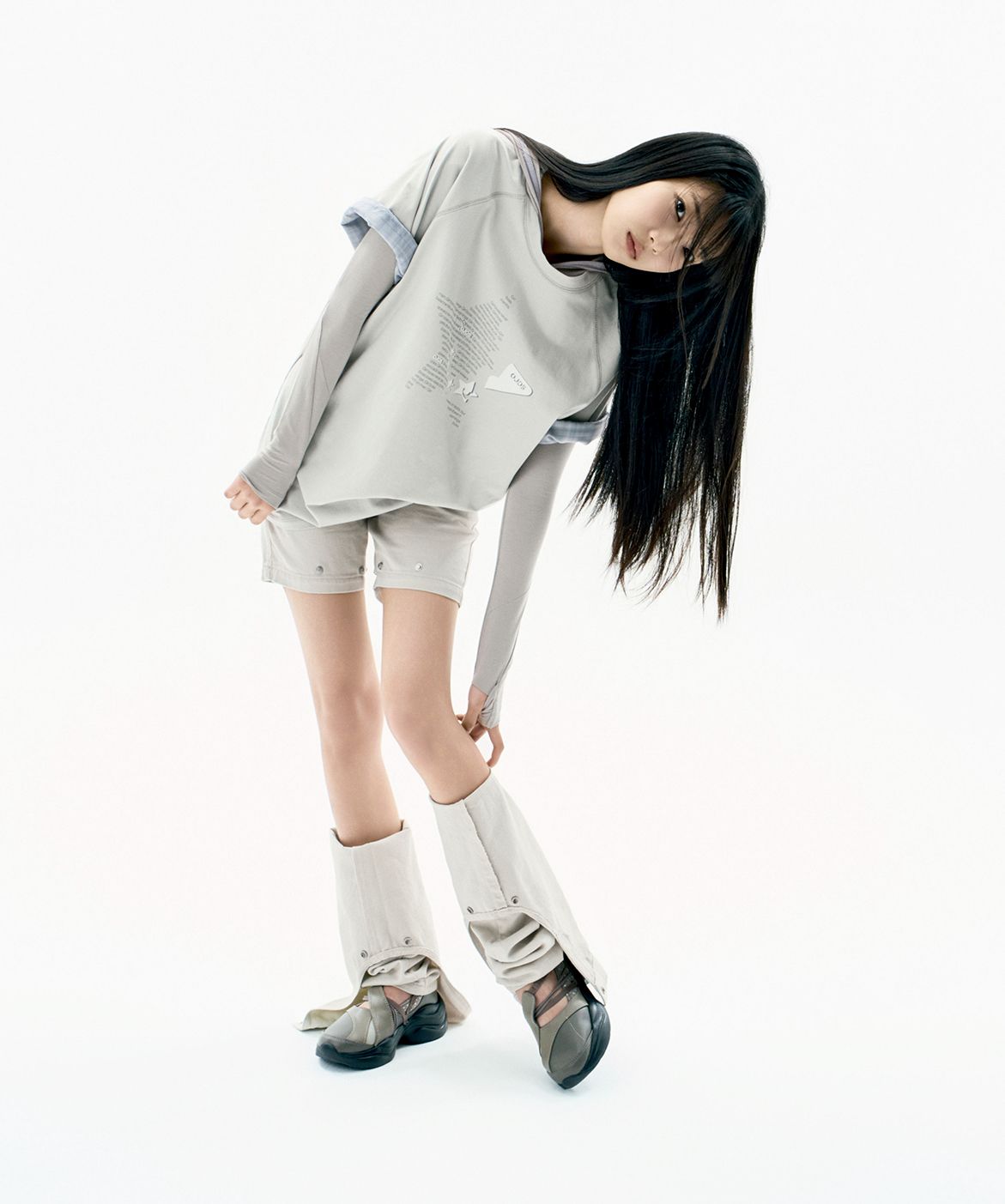 【OJOS】 Double Sleeves Raglan T-shirt ♥3Colors MUSINSA | OJOS Double Sleeves Raglan T-shirt / Khaki
