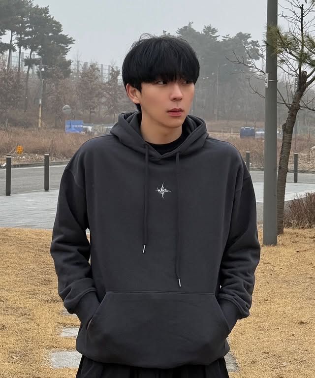 【massnoun】24FW★ TWIG LOGO OVERSIZED HOODIE TWIG LOGO OVERSIZED HOODIE MFFHD001-DG - MASSNOUN | 60