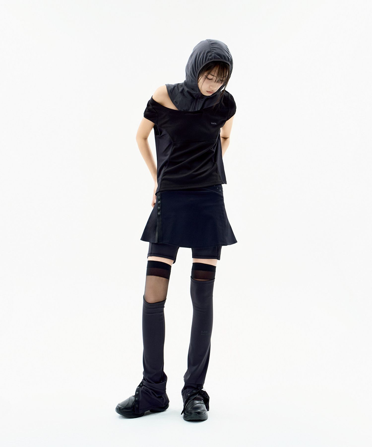 【OJOS】25SS★ Button Slit Leg Warmer MUSINSA | OJOS Button Slit Leg Warmer / Black