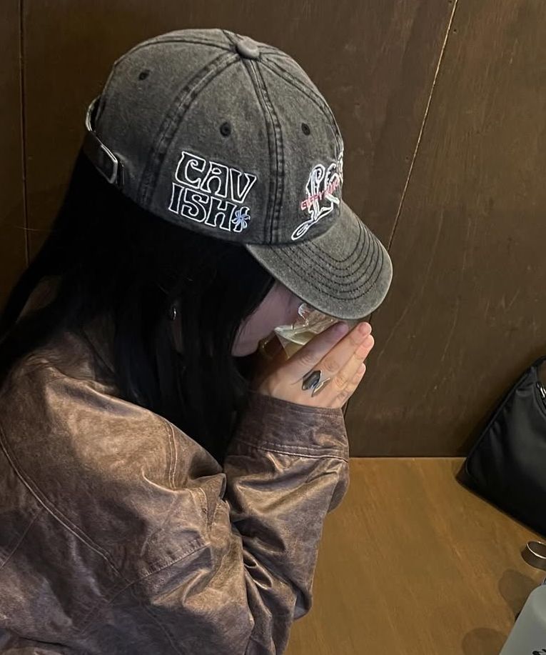 [CAVISH] WASHED DENIM EMB BALL CAP ★大人気★ CAVISH] WASHED DENIM EMB BALL CAP ☆大人気☆ CAVISH