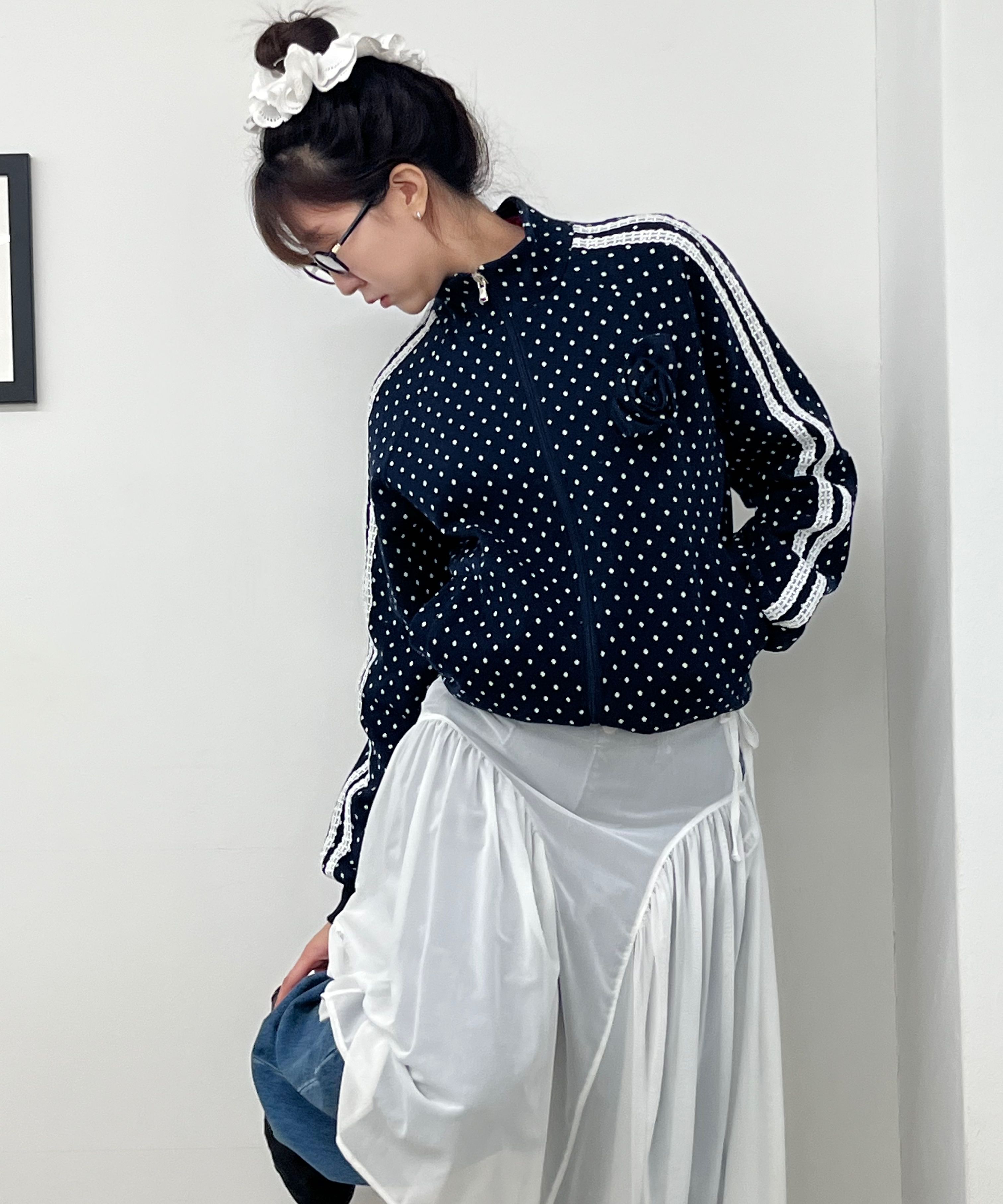 MUSINSA | CRANK Sheer Frill Layered Skirt_Pink
