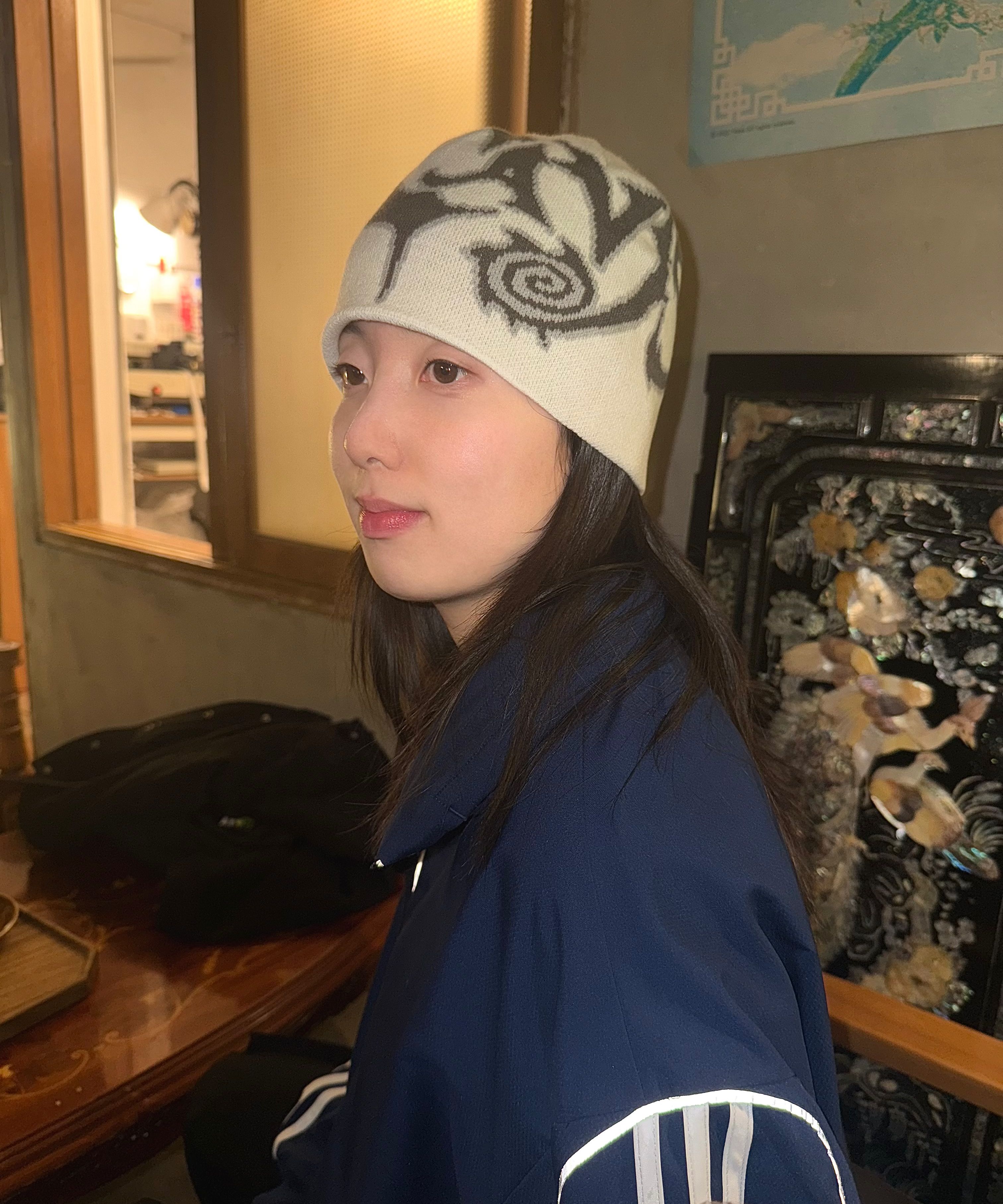 ニットキャップ・ビーニー CAVISH PSYCHE JACQUARD BEANIE 5BFM210 MUSINSA | CAVISH PSYCHE JACQUARD BEANIE GREY(CV2FSUAB20A)