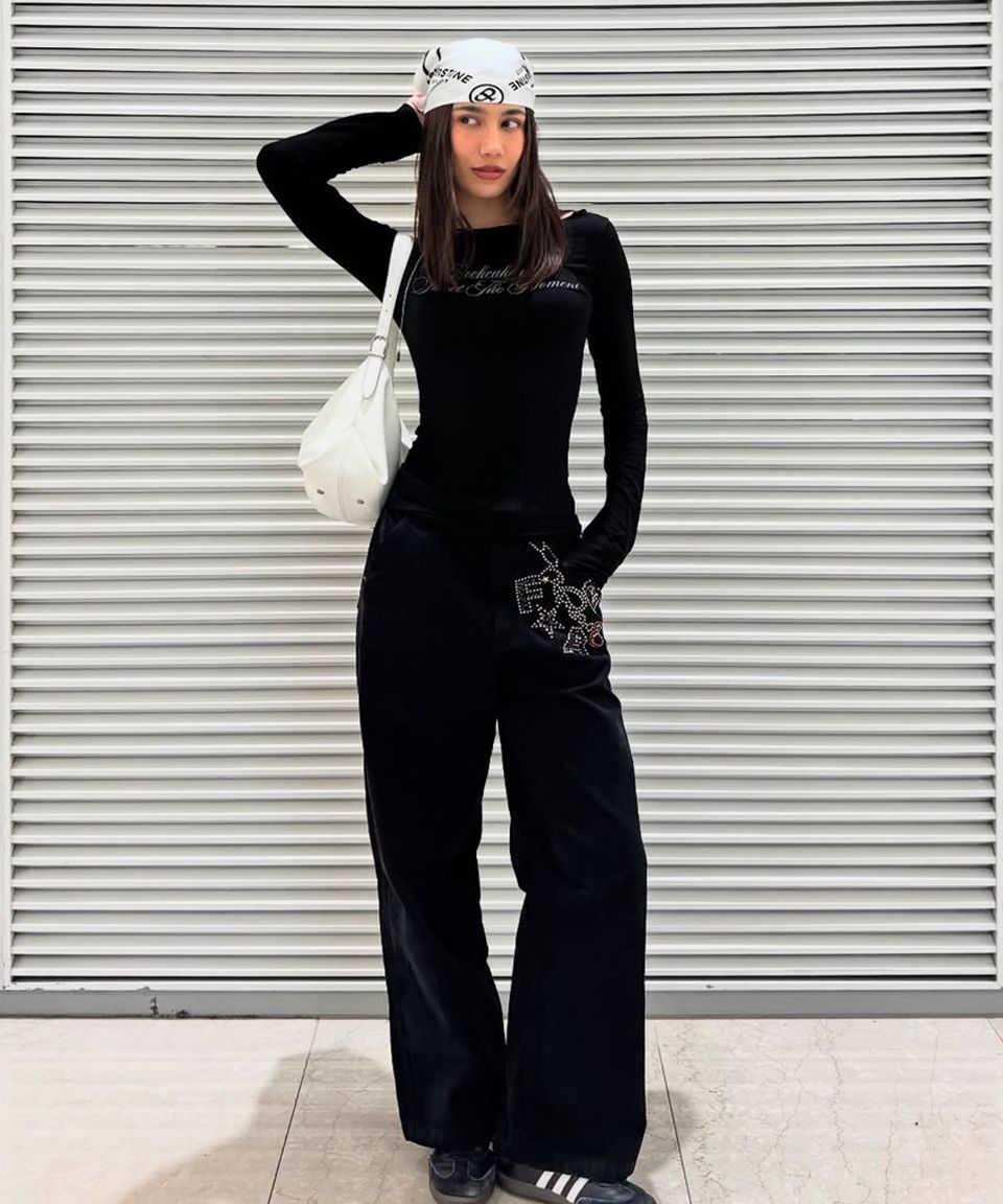 【 ROCKCAKE 】 cursive mesh top MUSINSA | ROCKCAKE Cursive Mesh Top - Black