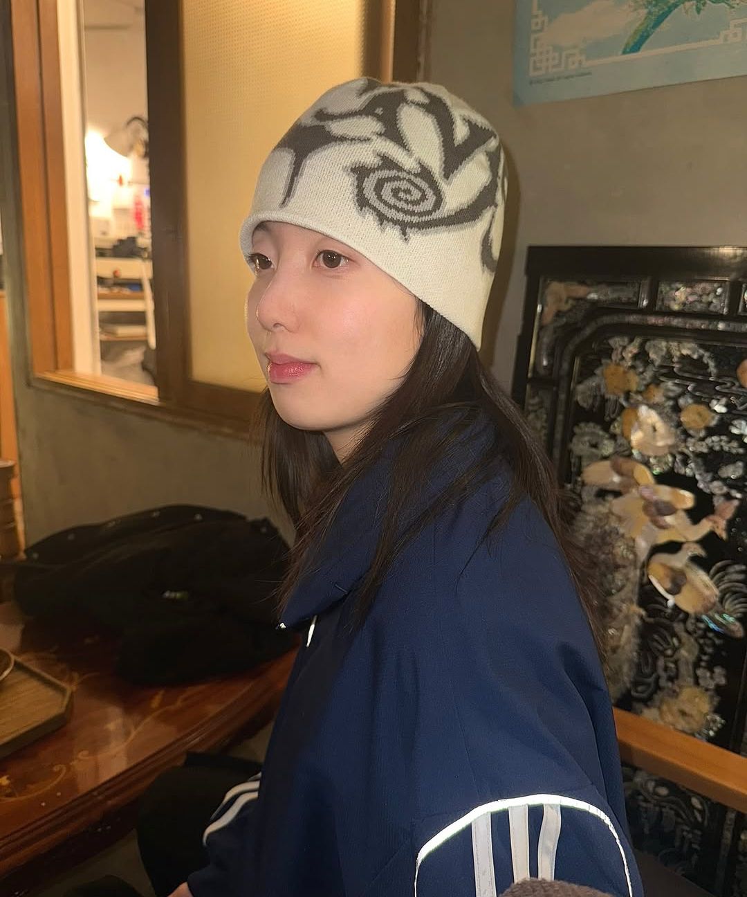MUSINSA | CAVISH PSYCHE JACQUARD BEANIE GREY(CV2FSUAB20A)