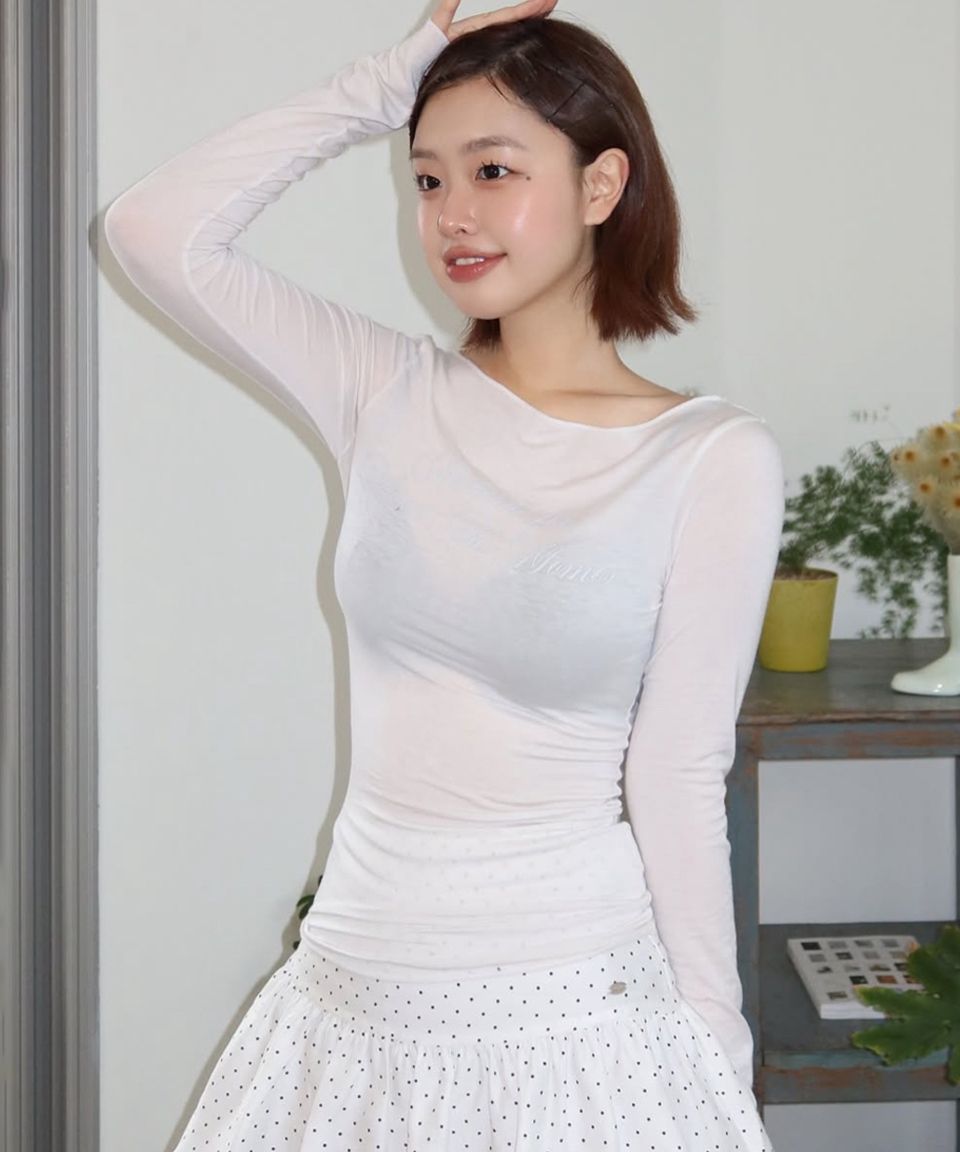 ROCKCAKE☆パリタ.ナティ着用Cursive Mesh Top(3color) ROCK CAKE】Cursive Mesh Top | OUR BRAND,ROCK CAKE | PRESSING