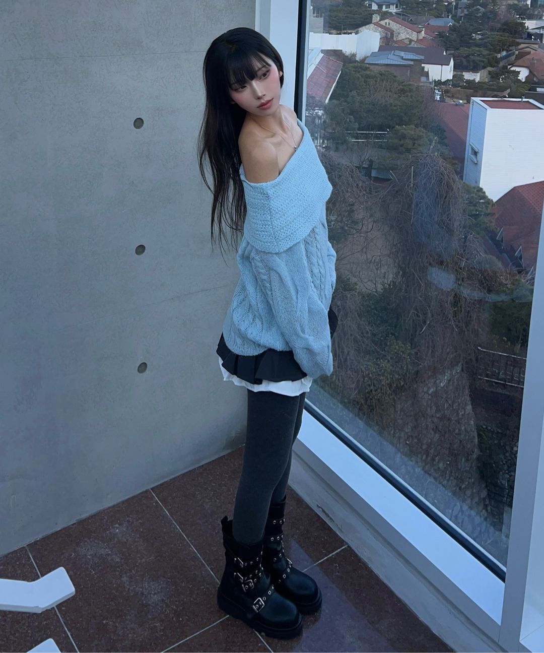MUSINSA | ZEROPLANET Julia pleated skirt pants [GREY]
