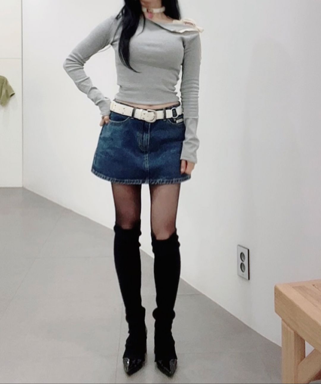 トップス GLOWNY LOUISA LONG SLEEVE BLACK GLOWNY LOUISA LONG SLEEVE BLACK