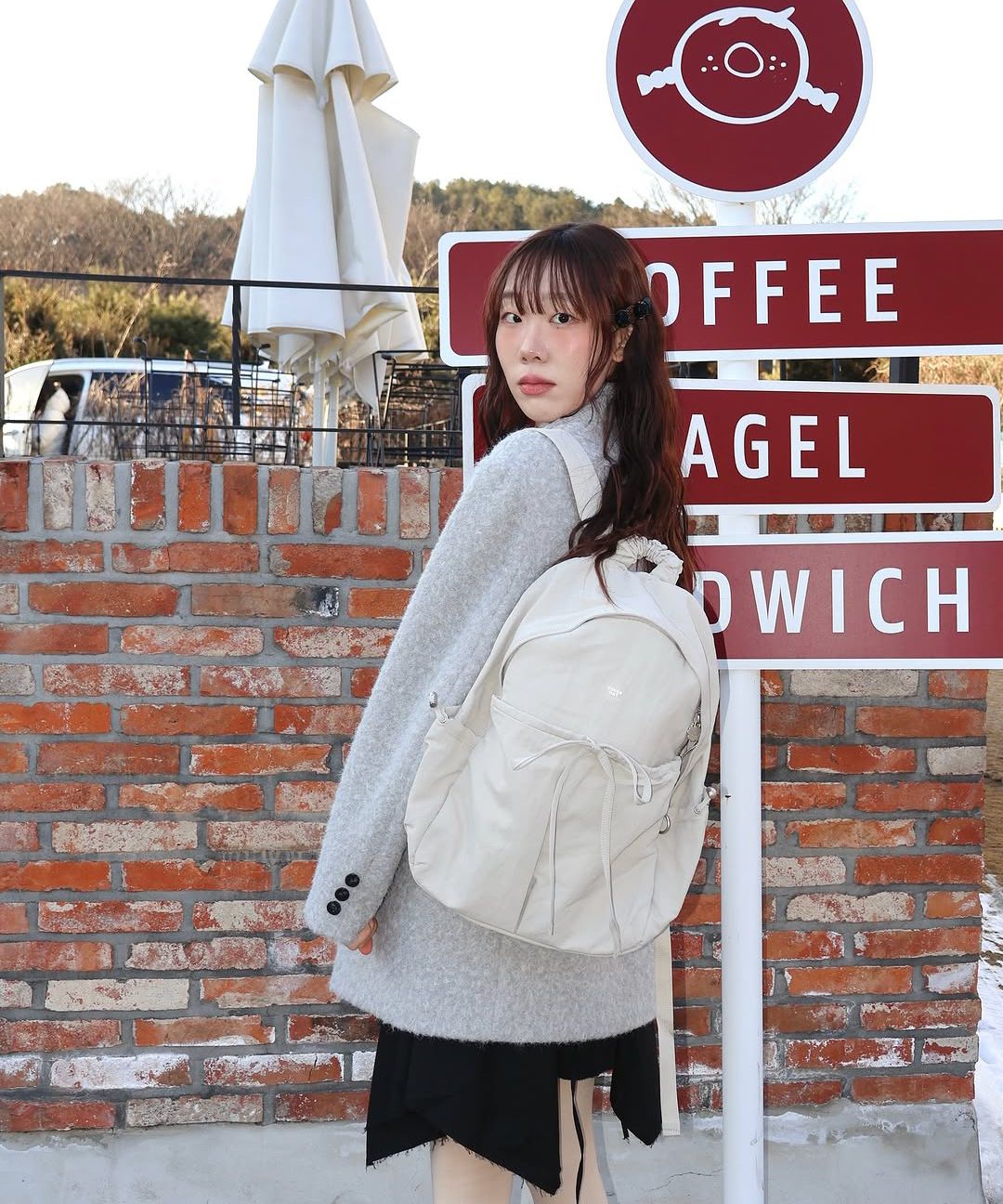 MUSINSA | COVERNAT WOMAN Clover Heart Shirring Nylon