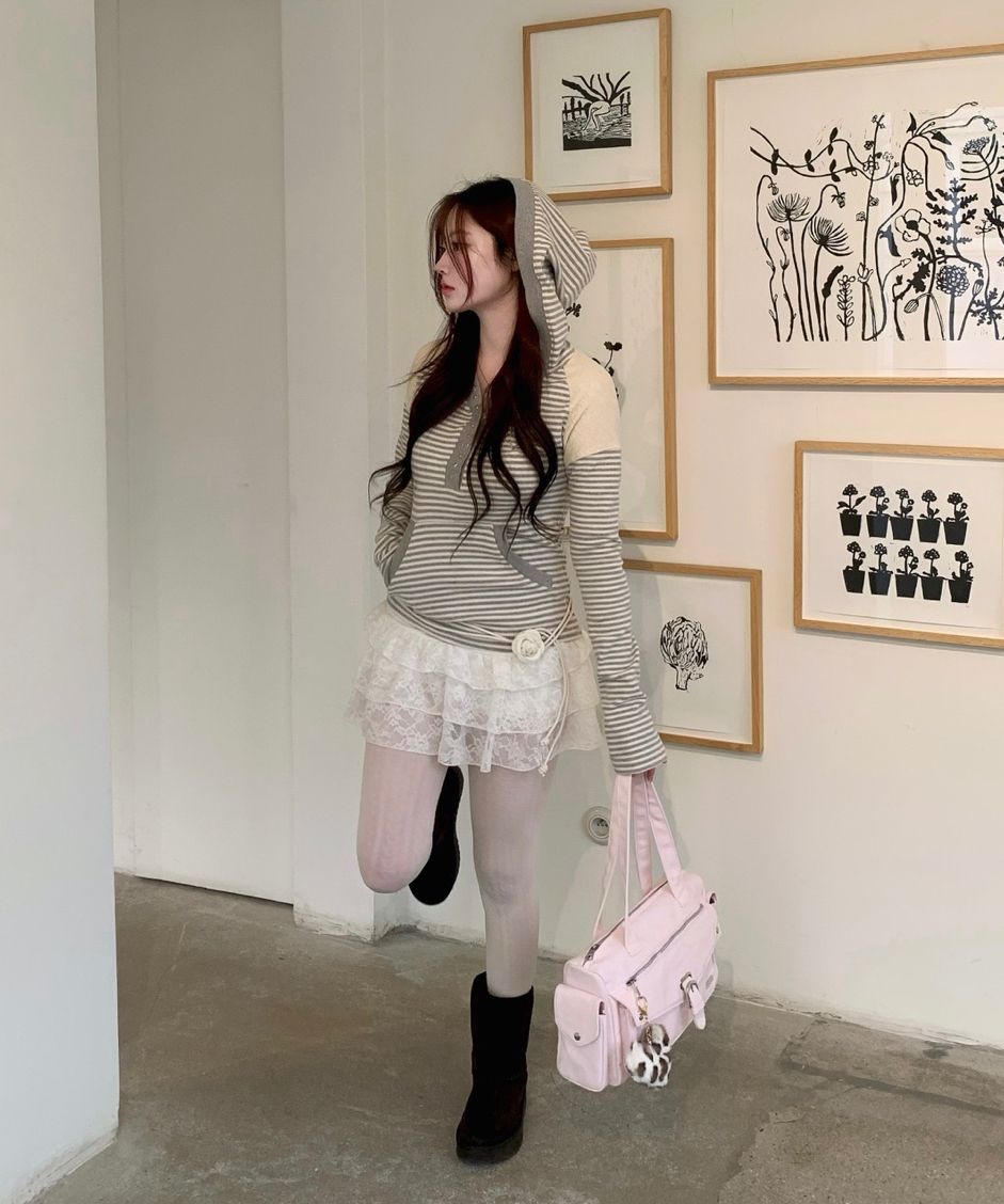 MUSINSA | ILLIGO Essential Pocket Bag Pink