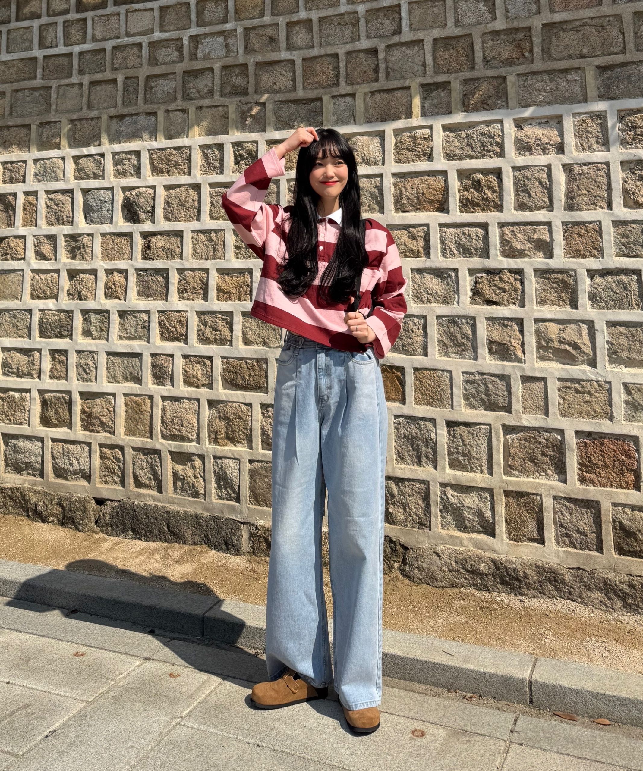 ◆UNKNOWN PLANET◆ Vintage one-tuck wide denim pants sand bl MUSINSA公式 | UNKNOWN PLANET Custom one-tuck wide denim