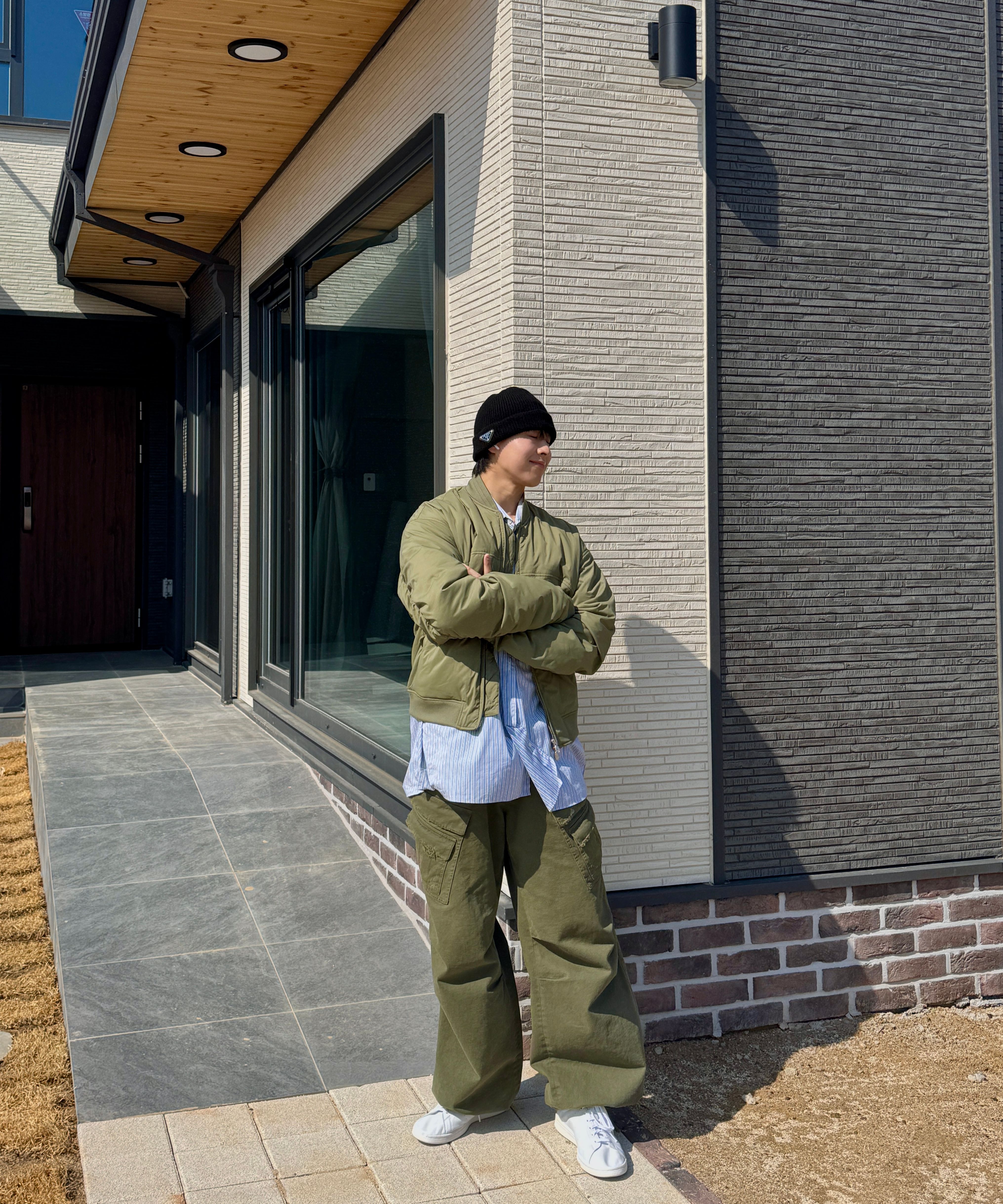 MUSINSA公式 | GUBIN スタッズクロップMA-1