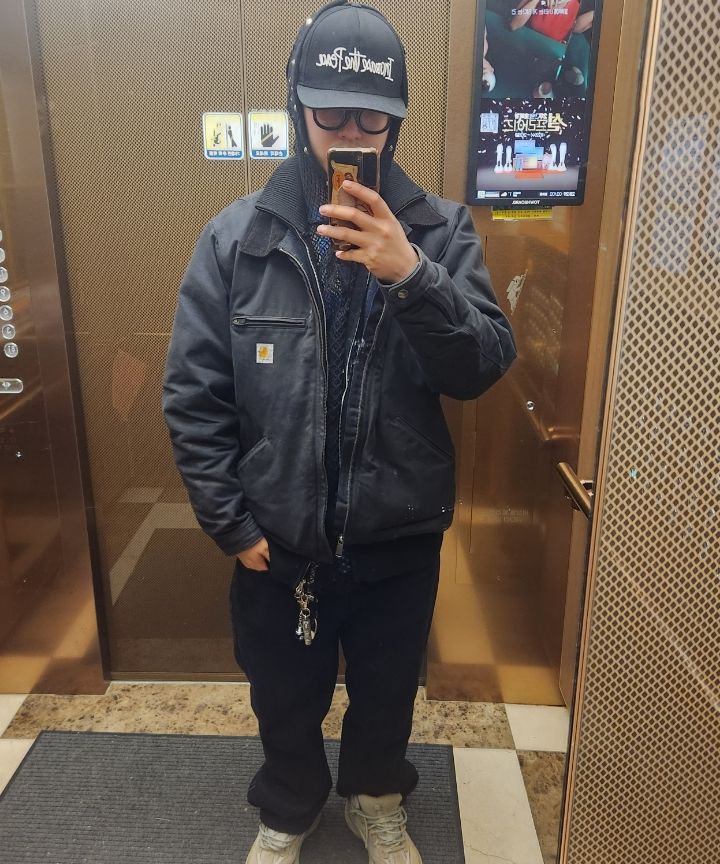 MUSINSA公式 | MUSINSA STANDARD セミブーツカットデニムパンツ[ブラック]