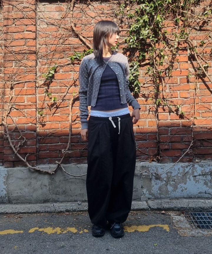 MUSINSA | SCULPTOR Good Girl Bloomers Melange Gray