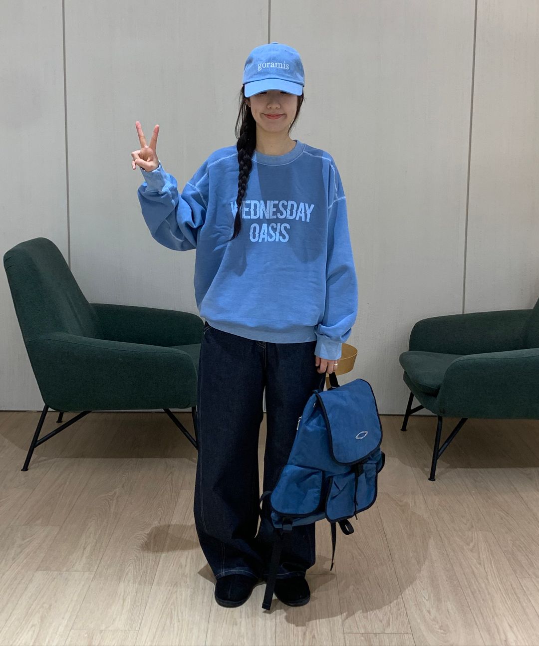 MUSINSA | NOIAGO NOI1534 Nylon Over Backpack (Blue)