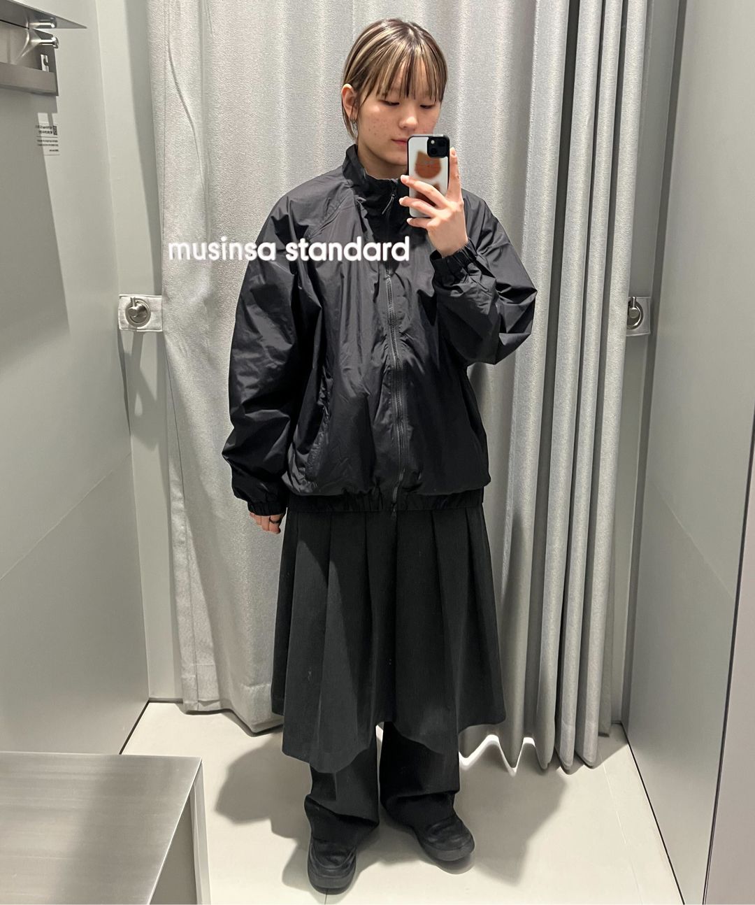 MUSINSA公式 | MUSINSA STANDARD Oversized high neck windbreaker