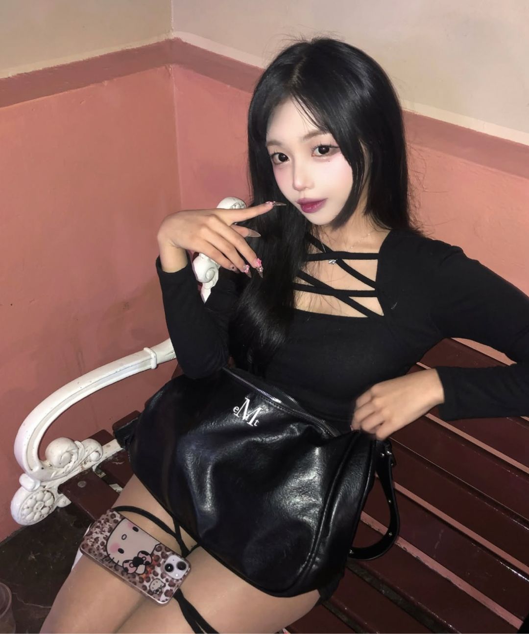 【MUCENT♥] Port Double Ringle Leather Shoulder Bag MUSINSA | MUCENT Port Double Ringle Leather Shoulder Bag