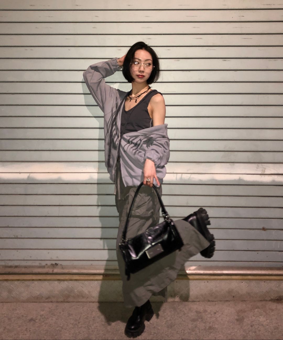 【Matin Kim】 Buckle Strap Shoulder Bag Black BUCKLE STRAP SHOULDER BAG IN BLACK – Matin Kim
