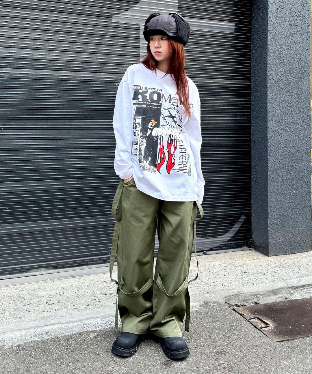 ROMANTIC CROWNのCover Page Long Sleeve T-Shirt 全2色 MUSINSA | ROMANTIC CROWN Cover Page Long Sleeve T-Shirt_White