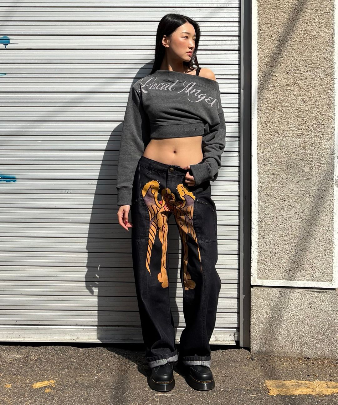 パンツ sculptor Ed Hardy Cracked Angel Denim s 4701397_17369877847282_500.jpg