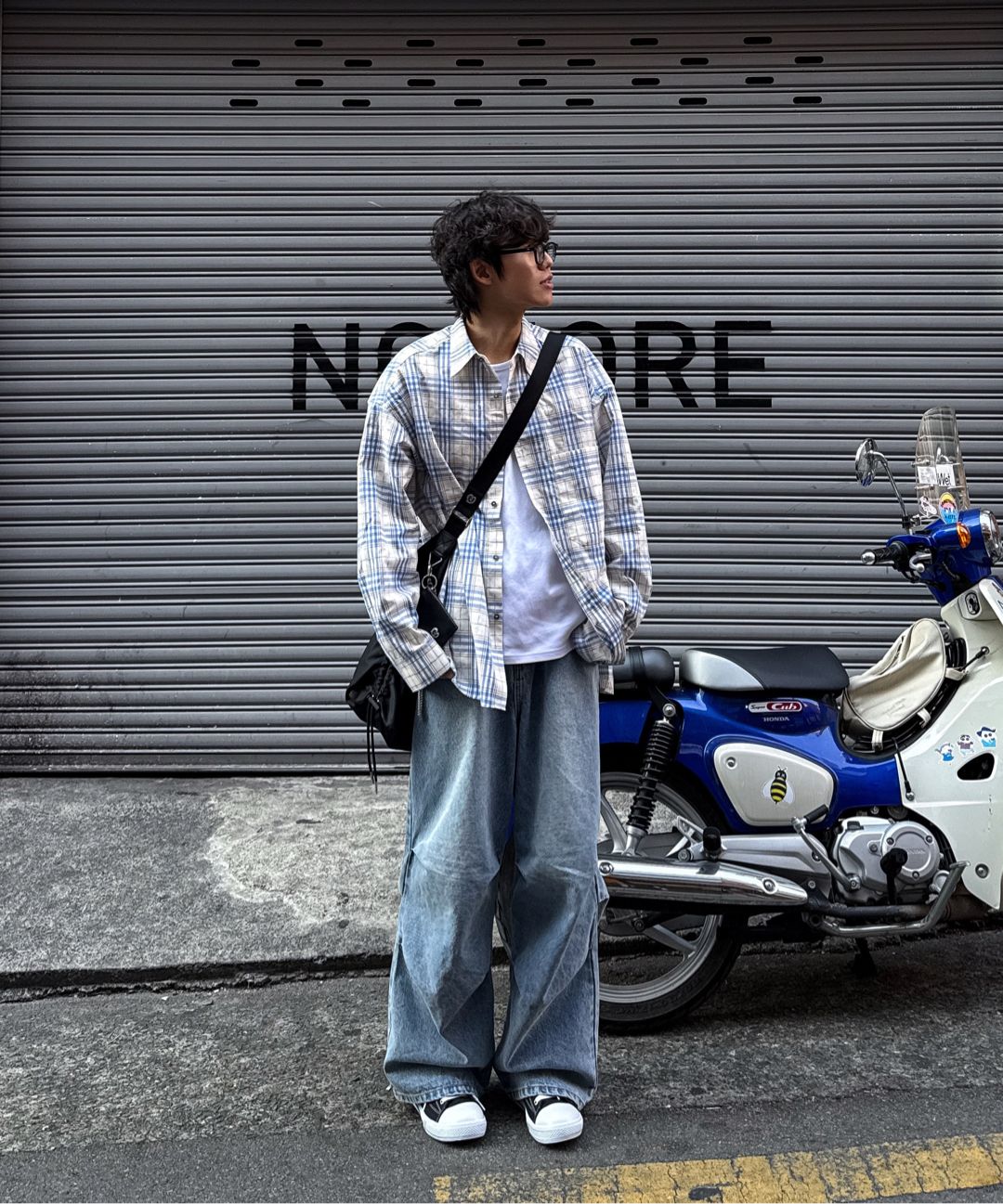 【MIM the wardrobe】vintage washed checkered shirt★韓国 MUSINSA | MIMTHEWARDROBE vintage washed check shirt