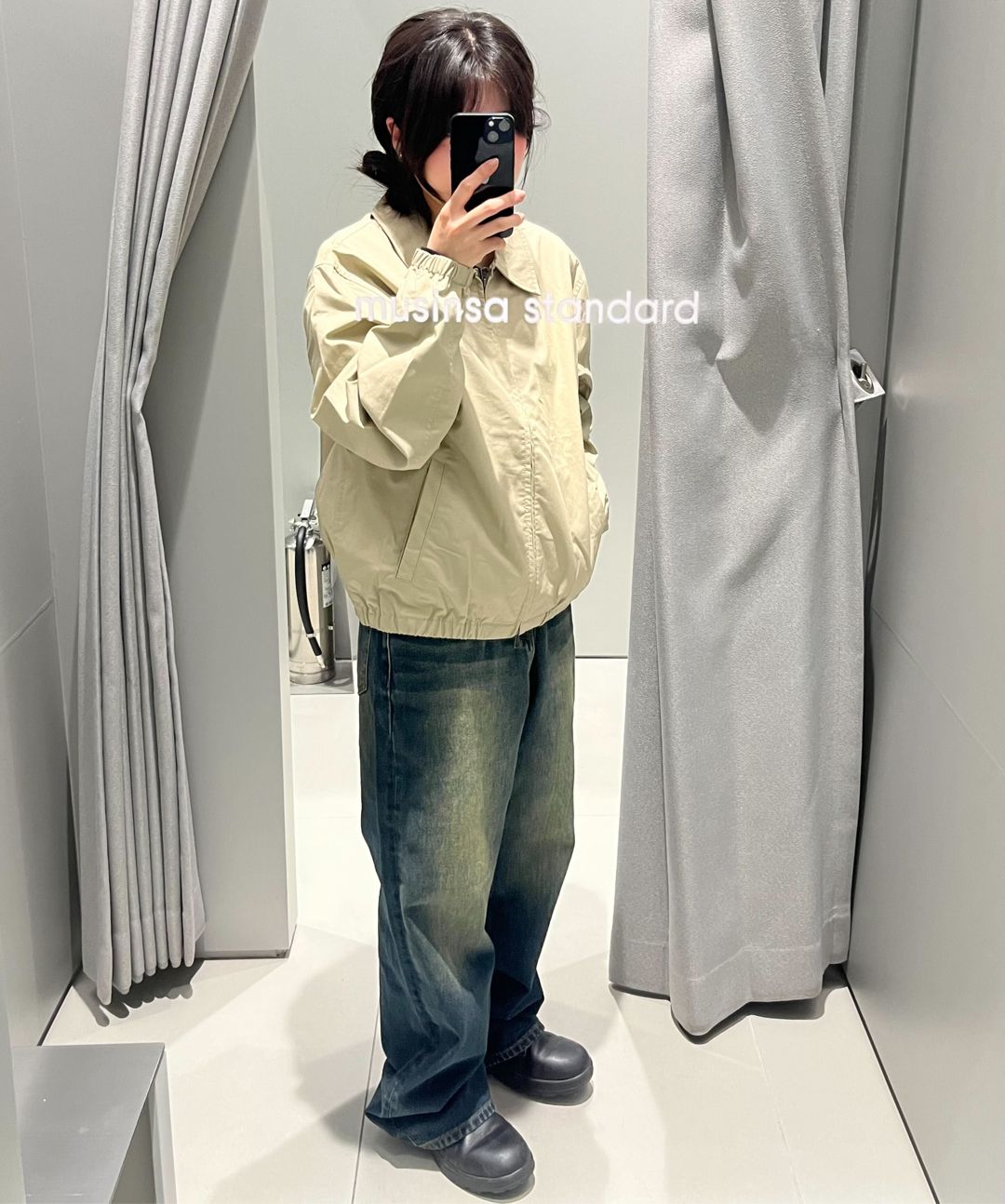 ★MUSINSA STANDARD★ Big Brush Oversized Denim Shirt Yellow MUSINSA | MUSINSA STANDARD Big Brush Oversized Denim Shirt