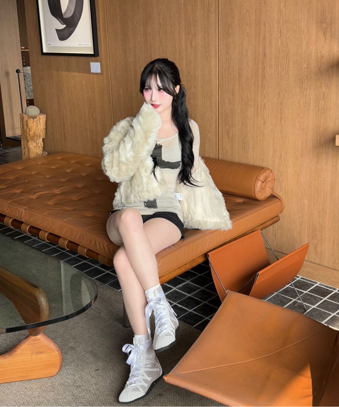 MUSINSA公式 | HILLDA Emergency Long Sleeve [Beige]