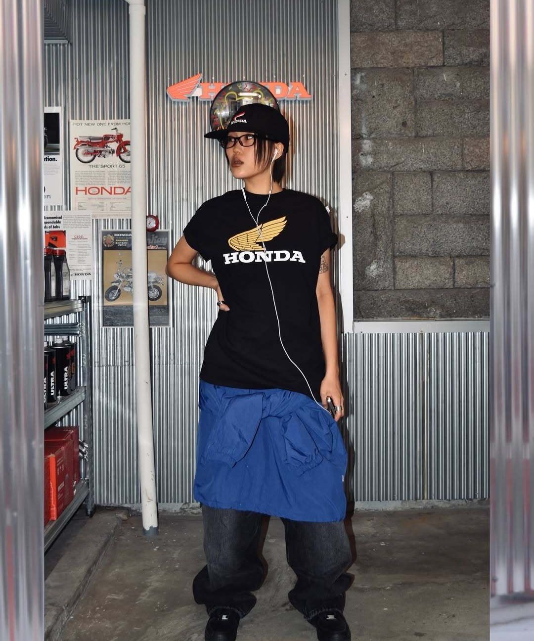 ◆HONDA MOTORCYCLE◆ Archive line Wing Logo Mesh Trucker Cap MUSINSA | Honda Motorcycle [Archive line] Wing Logo Mesh