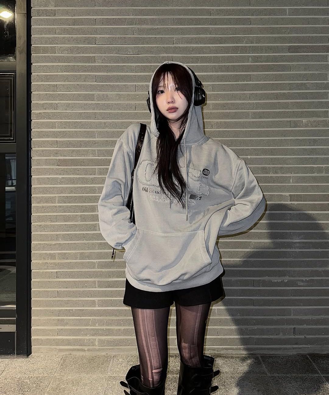 ODD STUDIO◆ODSD Pigment Damage Oversized Fit Hoodie Designer fashion, Seoul-fully created | W Concept