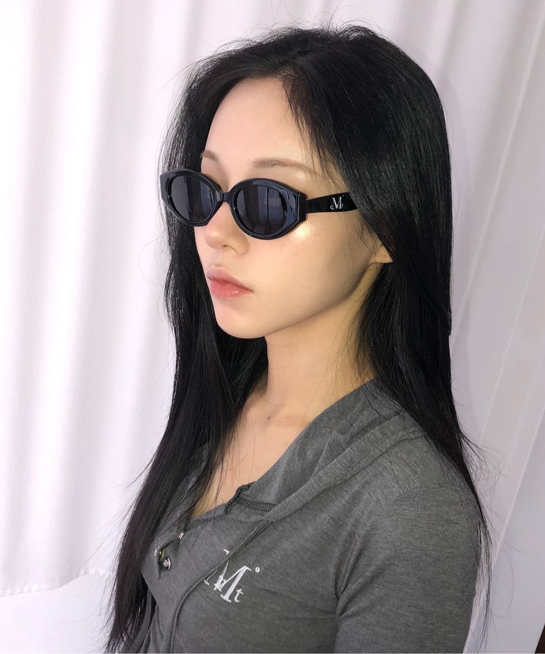 MUSINSA公式 | MUCENT Signature Logo Point Sunglasses Unisex