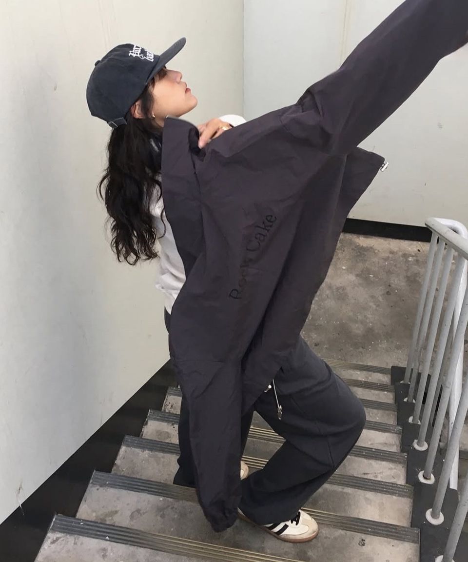パンツ ROCKCAKE Applique R Pocket Jogger 5BSH079 MUSINSA | ROCKCAKE Applique R Pocket Jogger - Gray