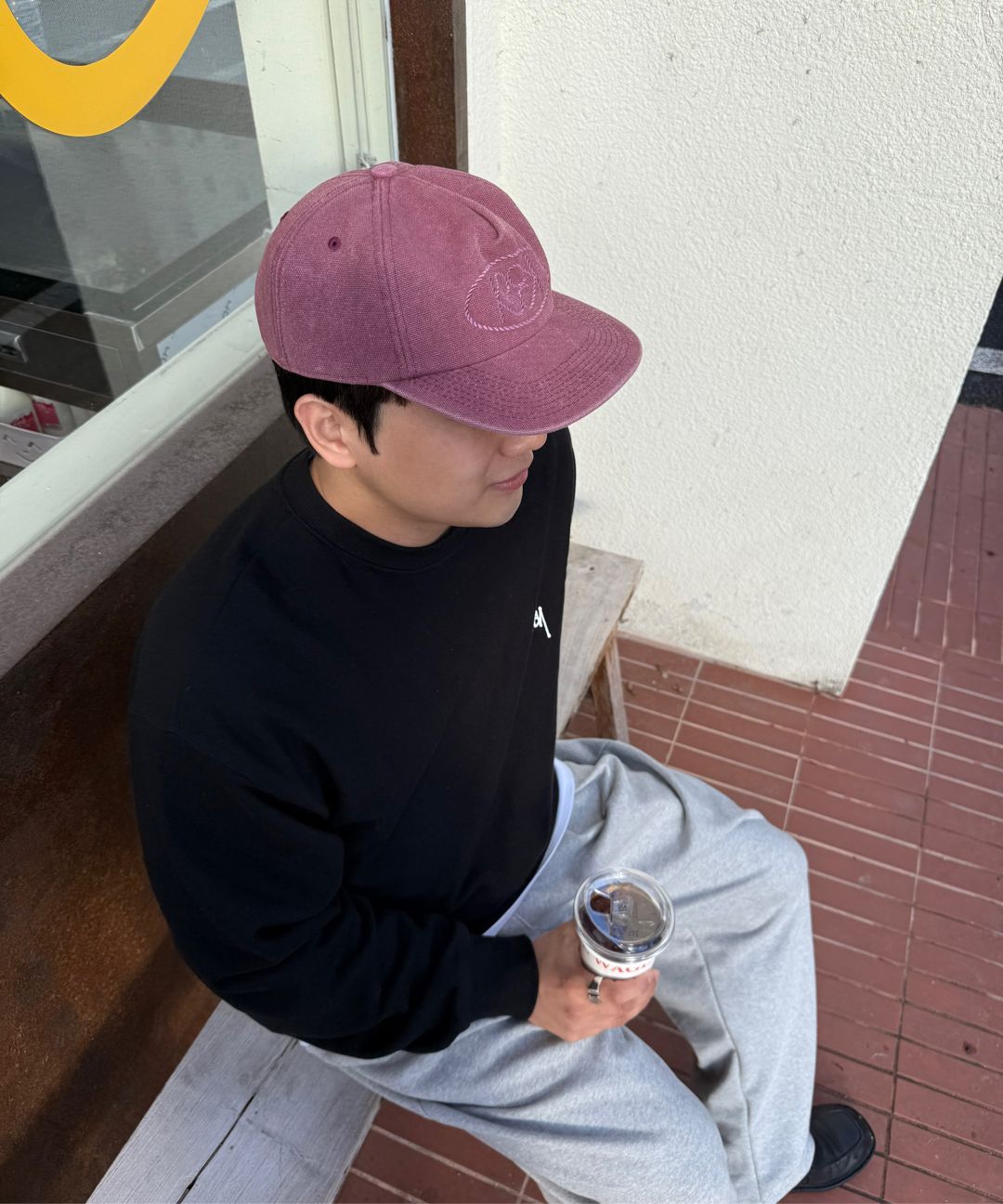 kijun キャップ 帽子 ワインレッド 古着 韓国 musinsa ロゴ MUSINSA公式 | KIJUN Logo Camp Cap Wine