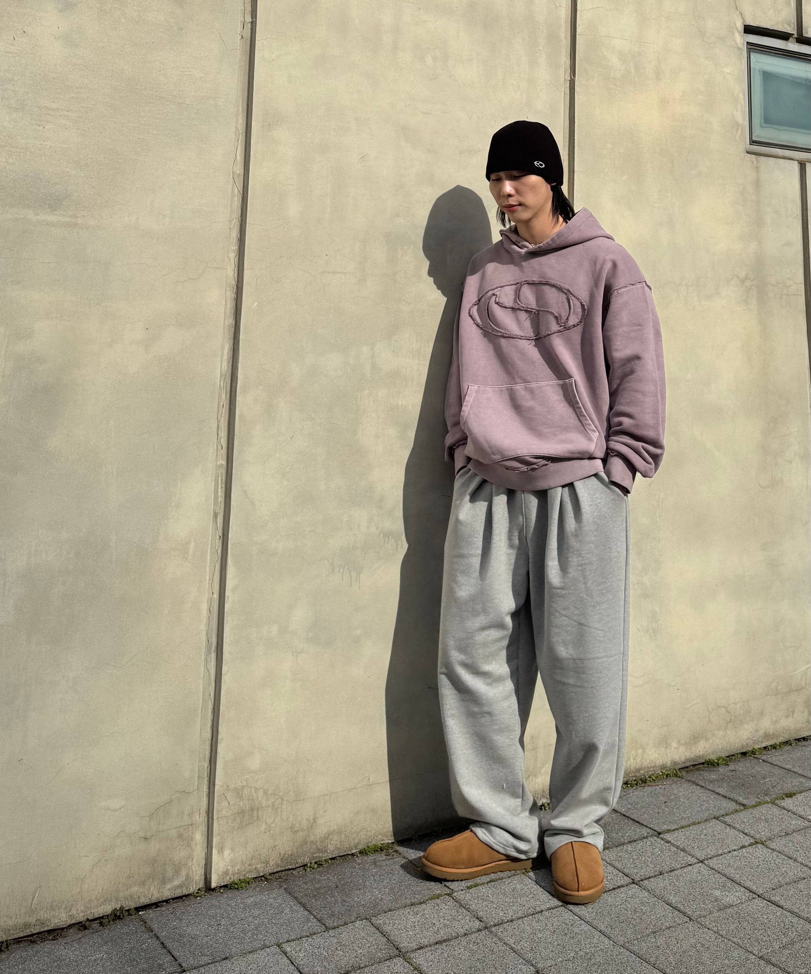 ★LORES★ Advanced Pigment Dyed Hoodie Slate LORES Advanced Pigment Dyed Hoodie - Slate | International Store