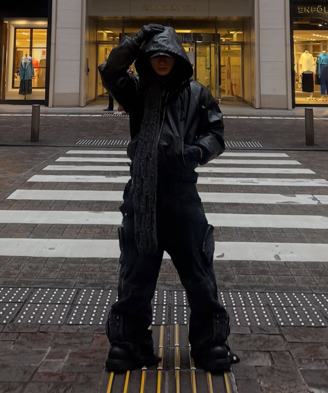 ジャケットその他 NOT4NERD Crop Leather Vintage Hooded Jacket Black JKBY075BK MUSINSA | NOT4NERD Crop Leather Vintage Hooded Jacket - Black
