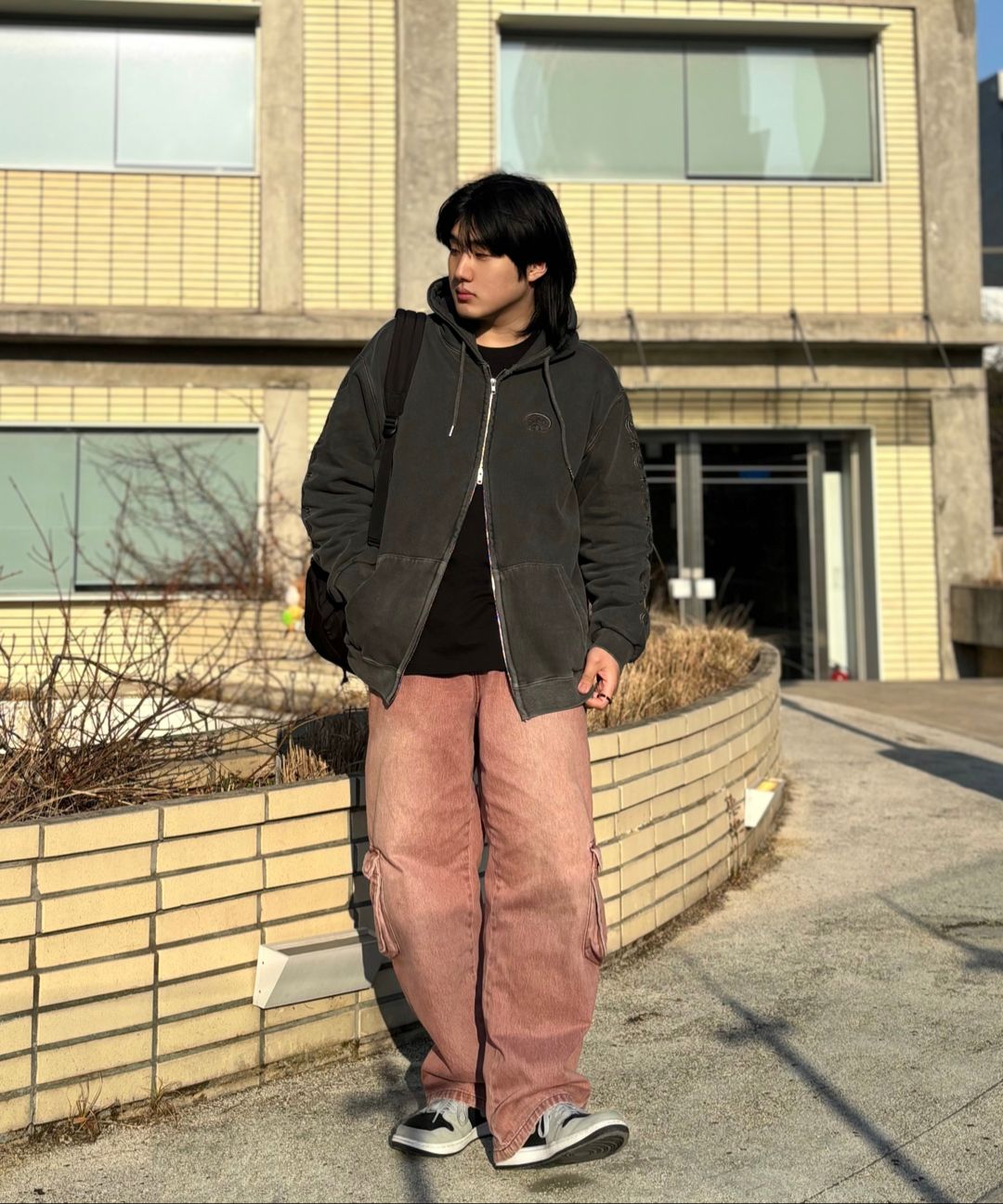 【CPGN】[2-WAY]EARSTAND PIGMENT HOOD ZIPUP 2色 CPGN】[2-WAY]EARSTAND PIGMENT HOOD ZIPUP 2色