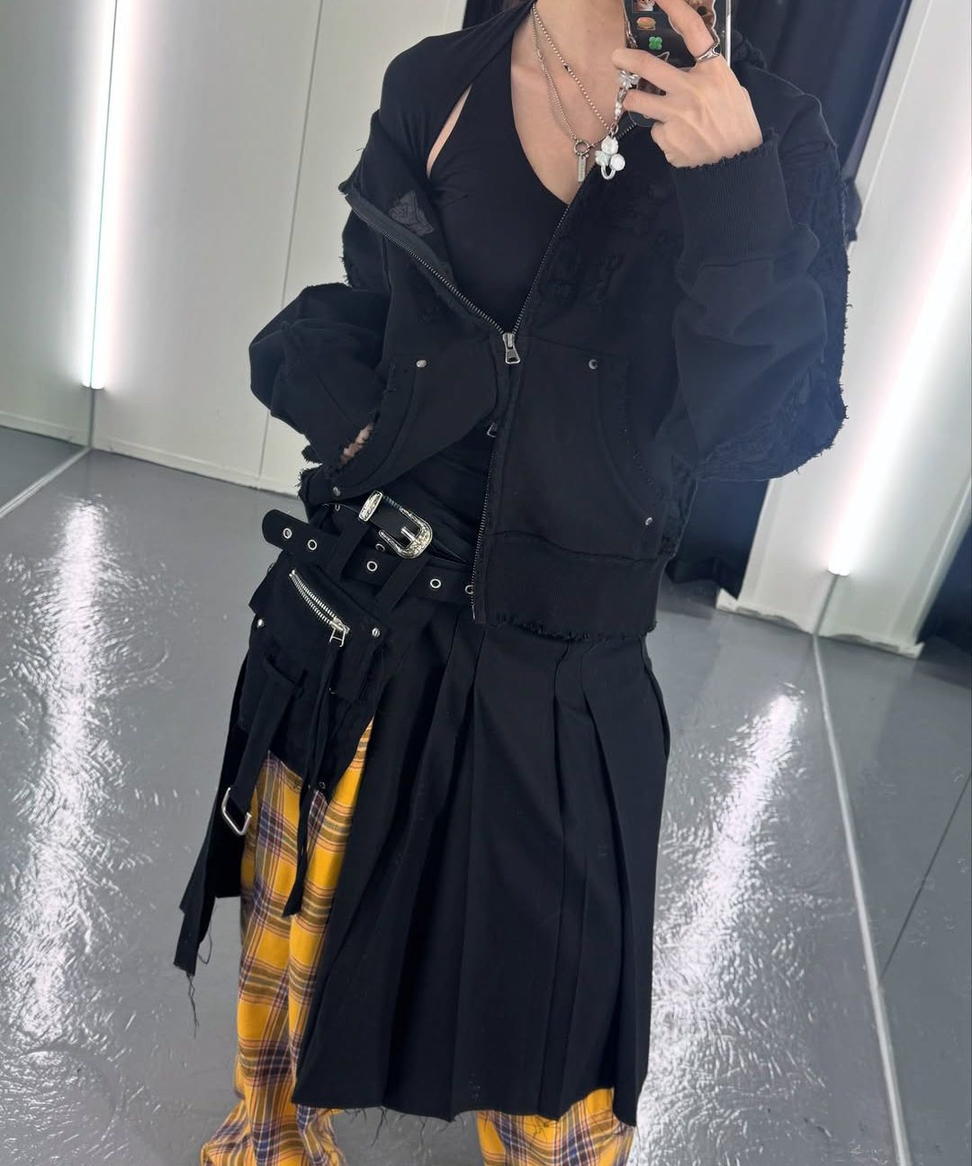 【LECYTO】Destroyed Underground Hoodie Zip-Up / 追跡付 LECYTO】Destroyed Underground Hoodie Zip-Up / 追跡付
