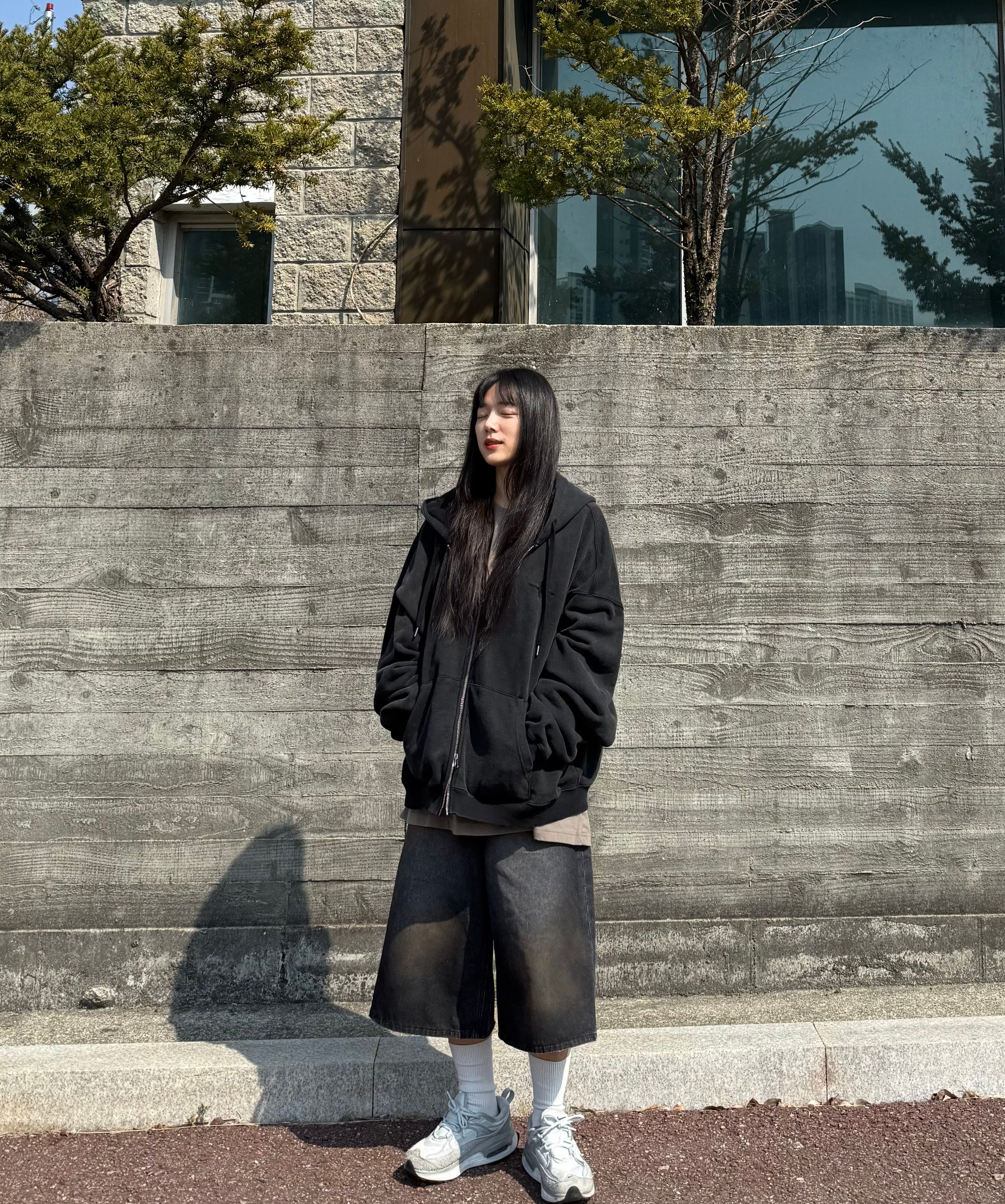 MUSINSA公式 | NOT4NERD 4 Cross Symbol Pigment Hood Zip Up