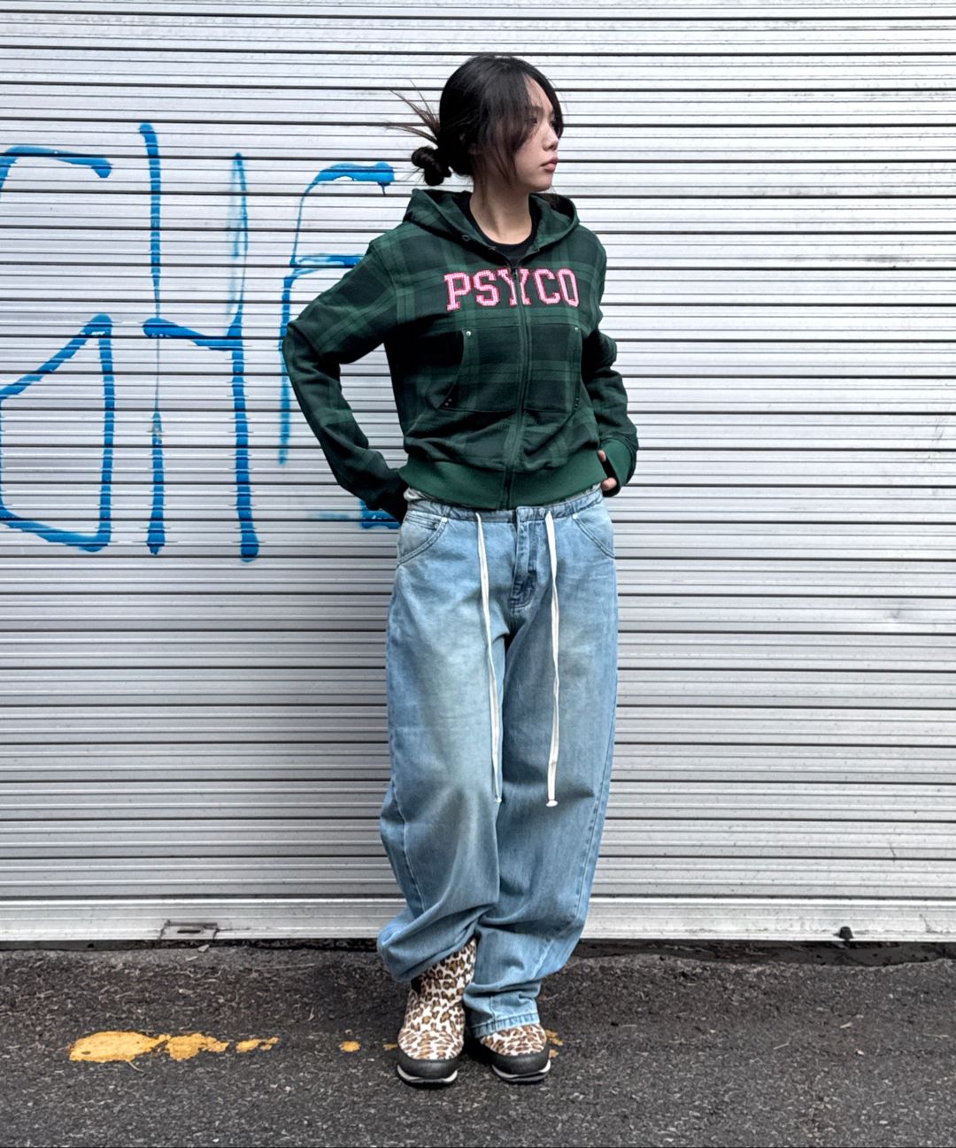 トップス SCULPTOR Cottage Zip-Up Hoodie S check Cottage Zip-Up Hoodie Check – Sculptor