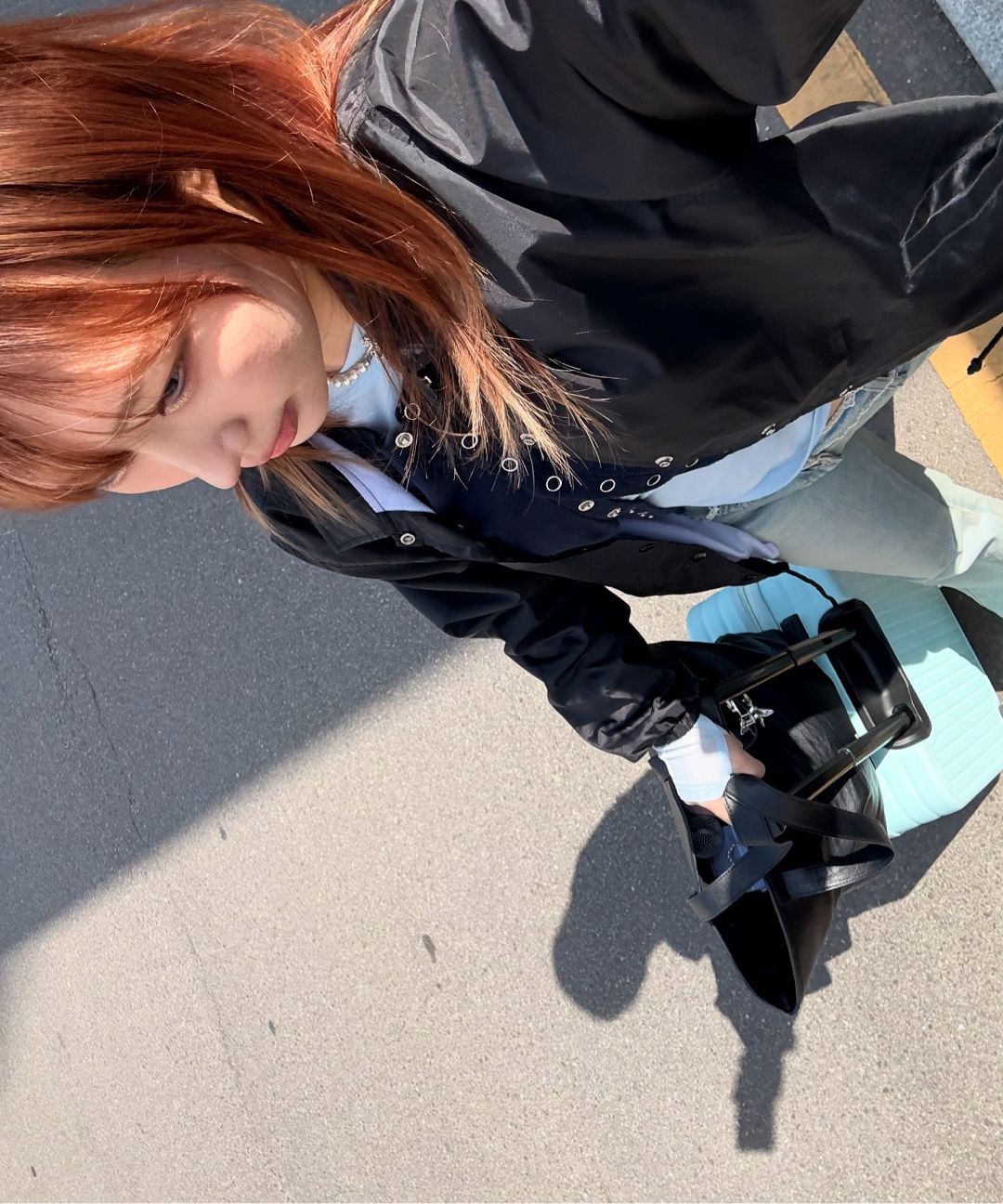 스컬프터(SCULPTOR) Double Waist Boots Cut Denim Vintage Ice